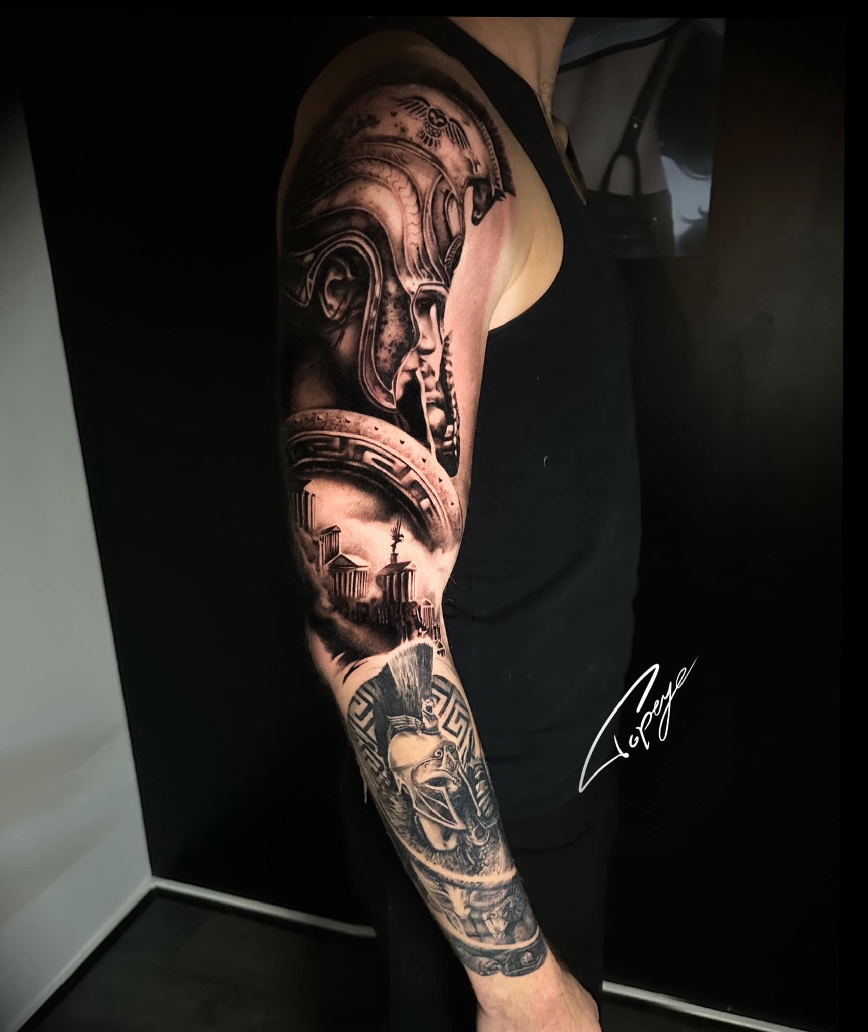 Tatouage De Popeye Sur L Avant Bras