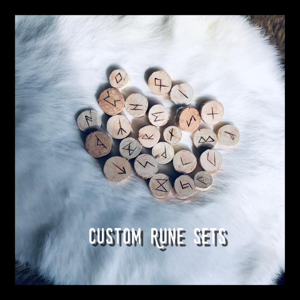 Hand burned Custom Rune Sets available 🙂 - Lady Jades Cauldron