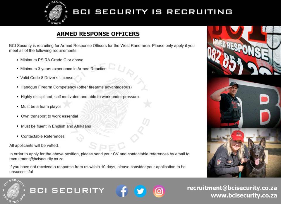 BCI Security - We are hiring! BCI Security is recruiting... | Facebook