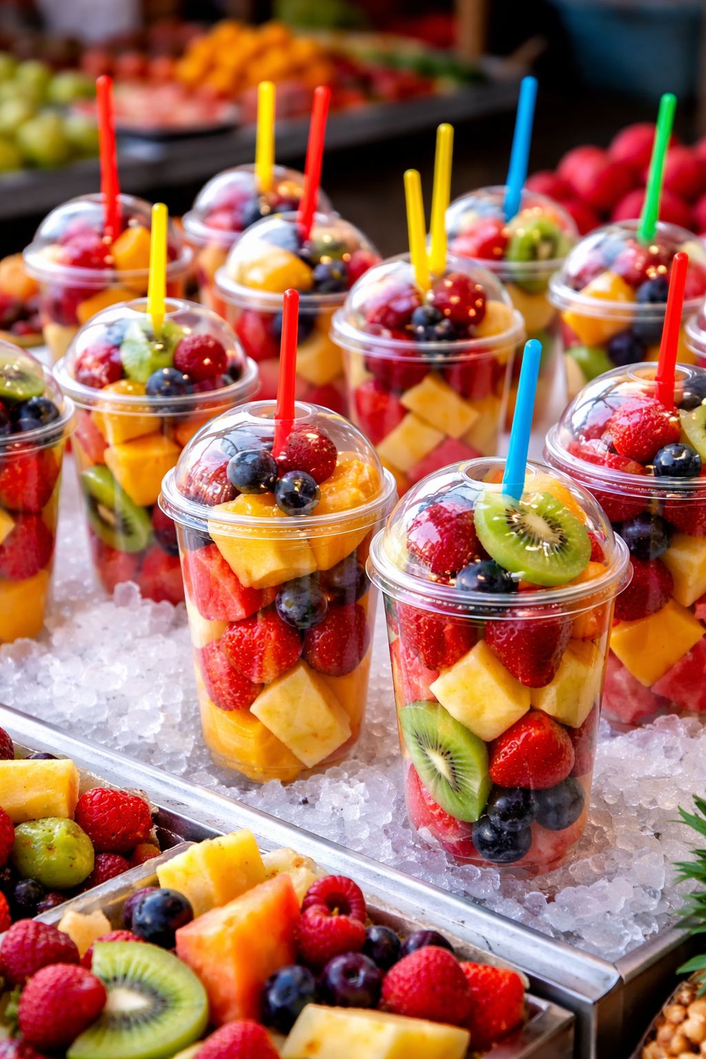 Delux fruit cup with mixed fruits at La Tropicana
