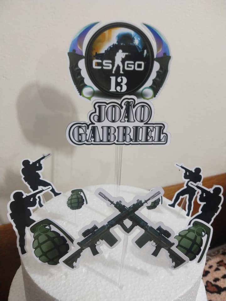 CS GO!! TOPPERS INÉDITOS. Feitos... - Dani Galdino Atelier