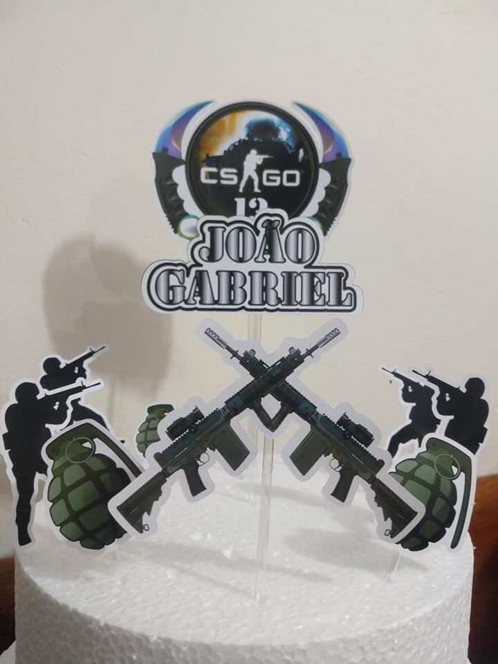 CS GO!! TOPPERS INÉDITOS. Feitos... - Dani Galdino Atelier