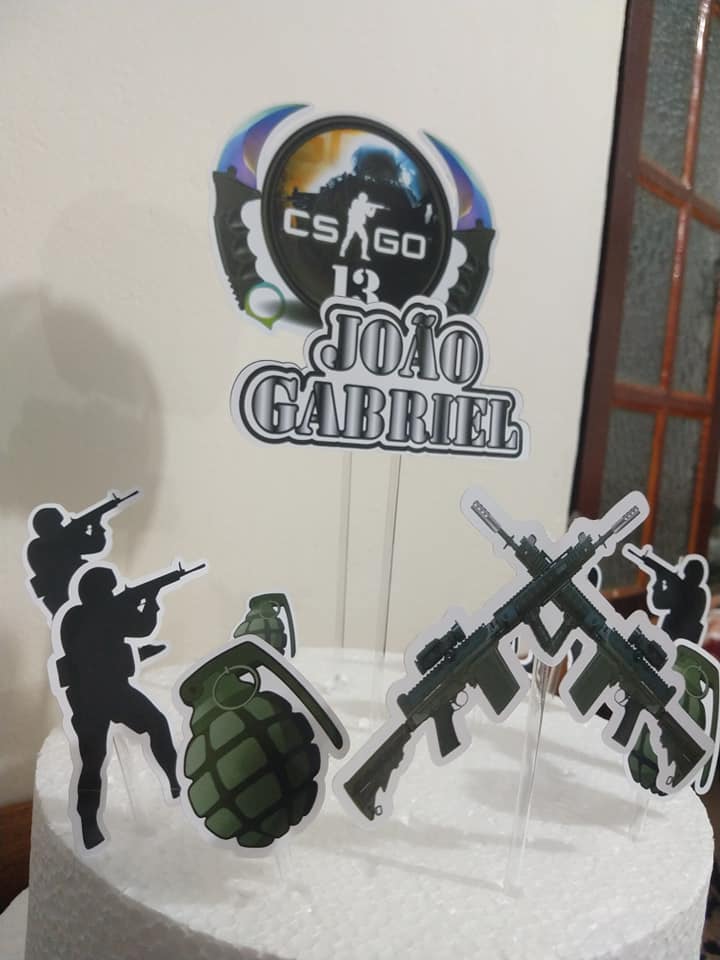 CS GO!! TOPPERS INÉDITOS. Feitos... - Dani Galdino Atelier