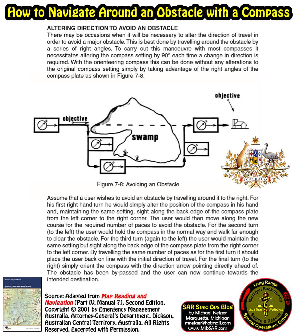 SAR Special Operations Blog - HOW TO NAVIGATE AROUND AN OBSTACLE WITH A ...