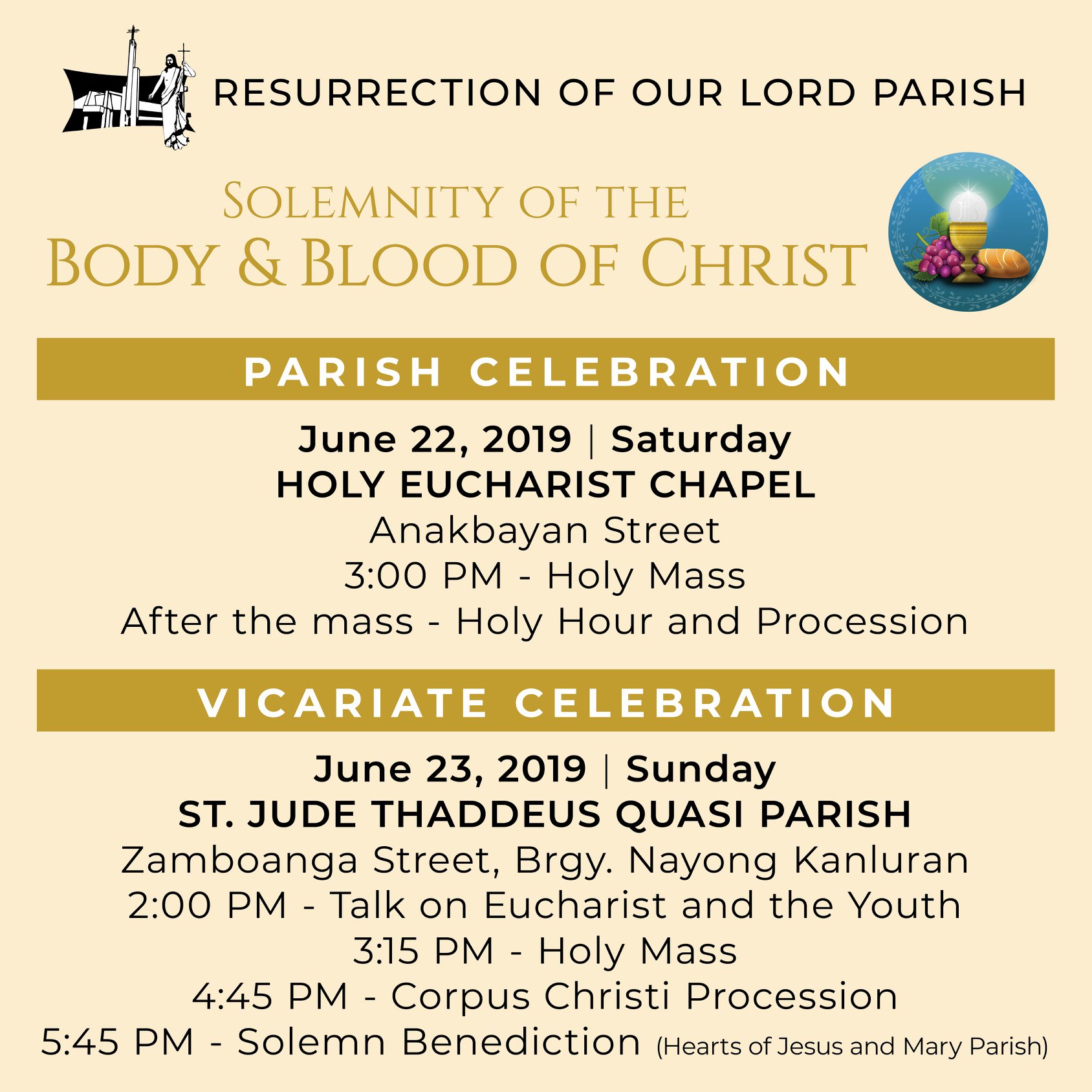 Kaparokya... - Resurrection of Our Lord Parish (ROLP) - Paltok