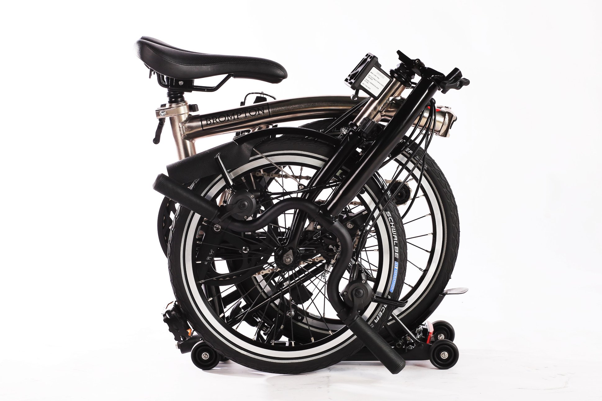 Brompton M6R Nickel/Black Edition 2019 Gloss Black with Front