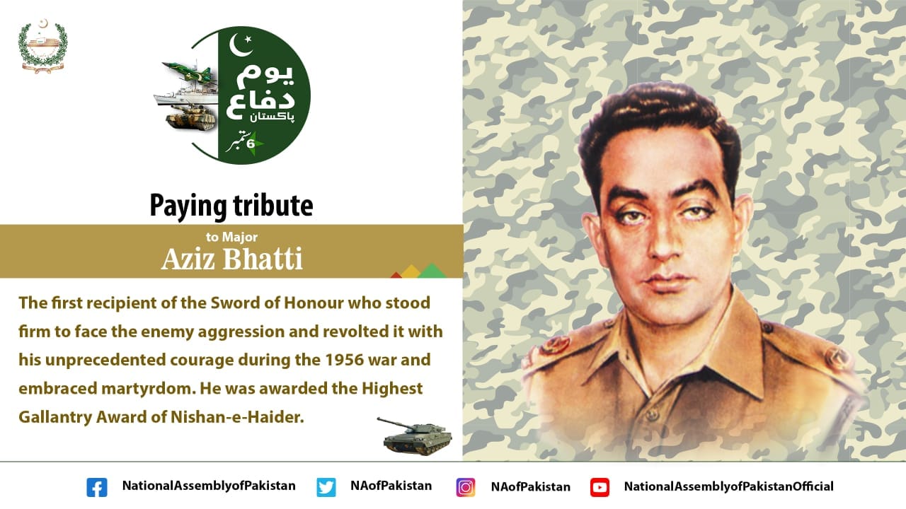 Remembering Major Aziz... - NATIONAL ASSEMBLY OF PAKISTAN | Facebook