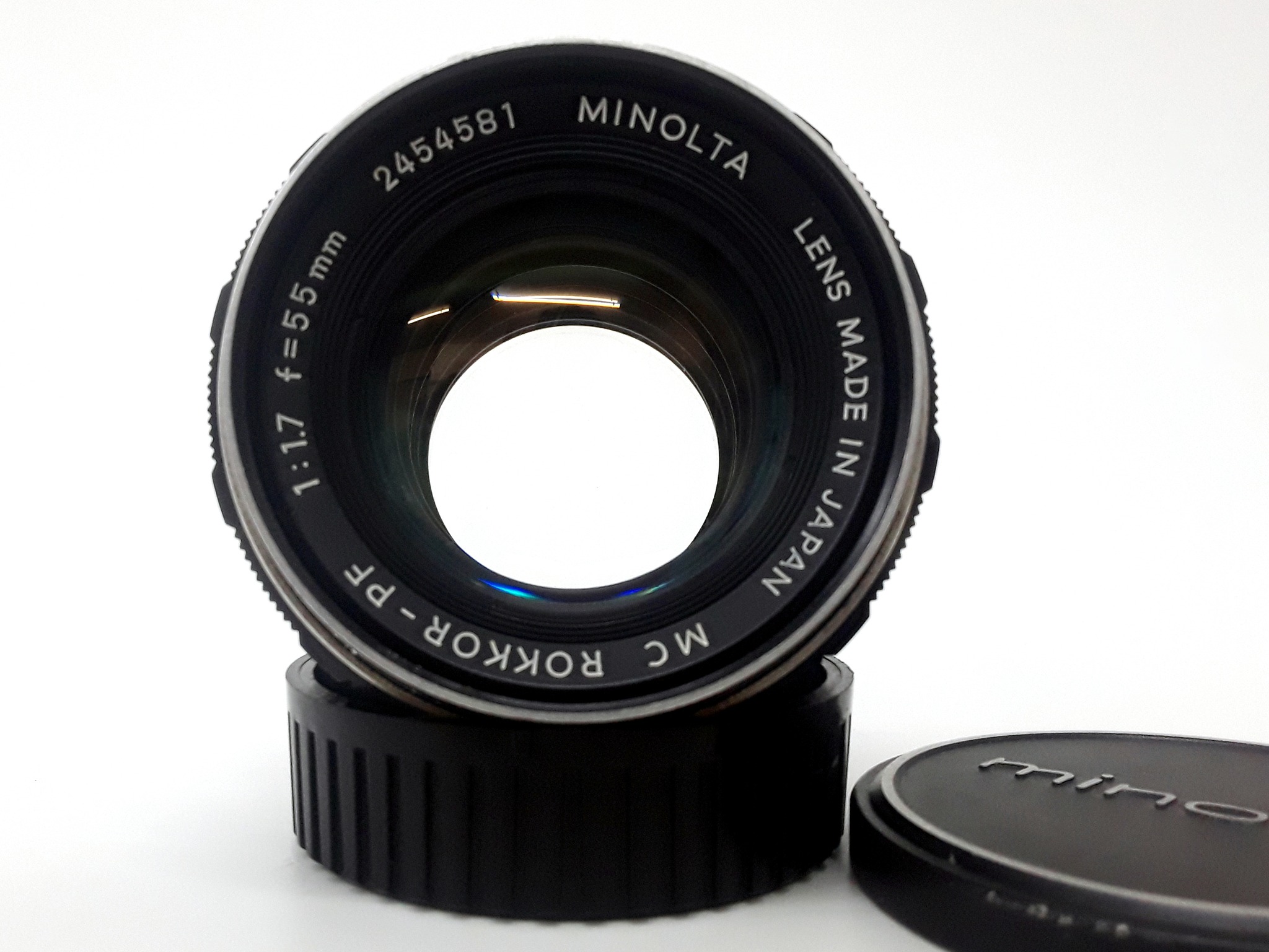 Minolta MC Rokkor PF 55mm f1.7 lens review on mirrorless camera