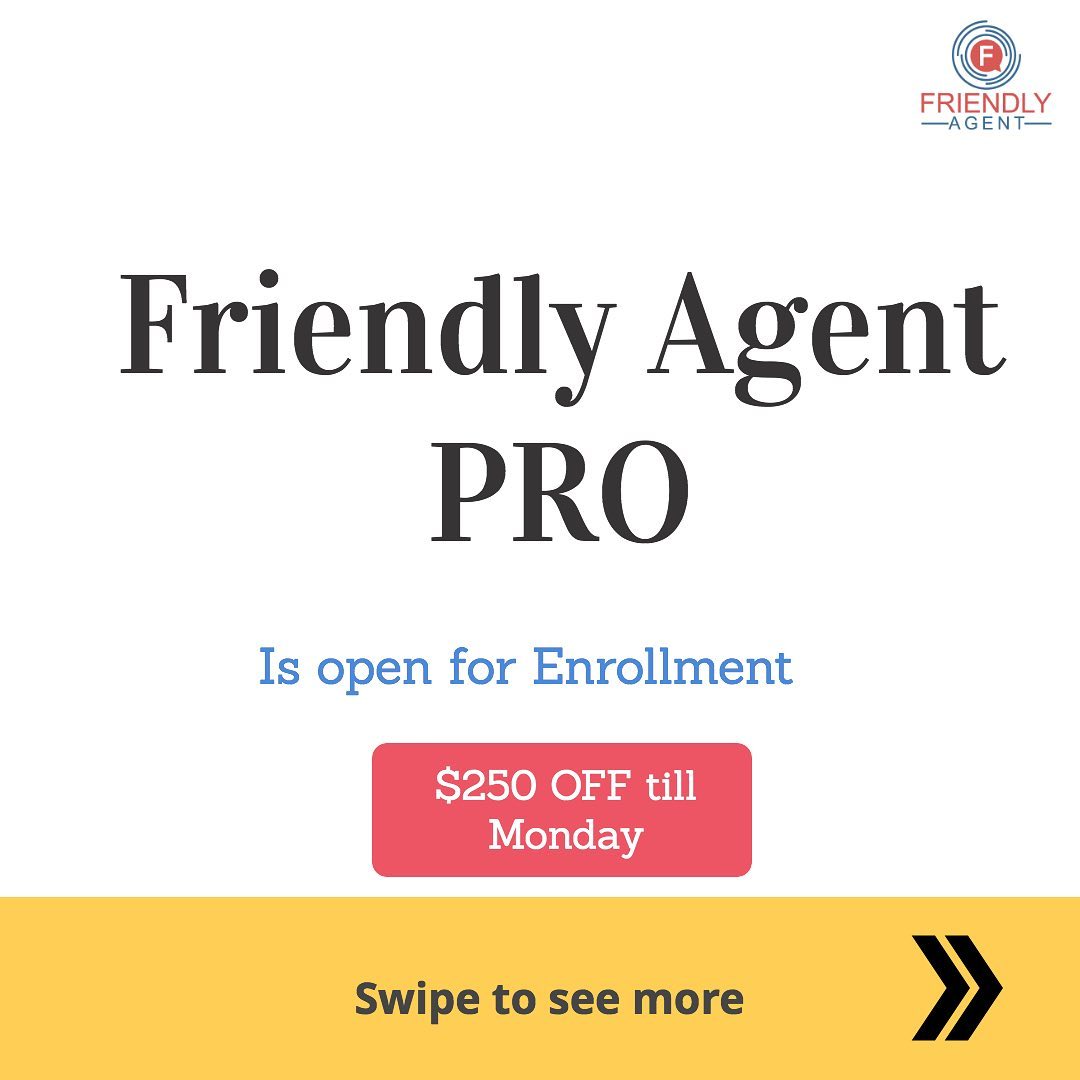 Friendly Agent - The doors to Friendly Agent PRO are... | Facebook