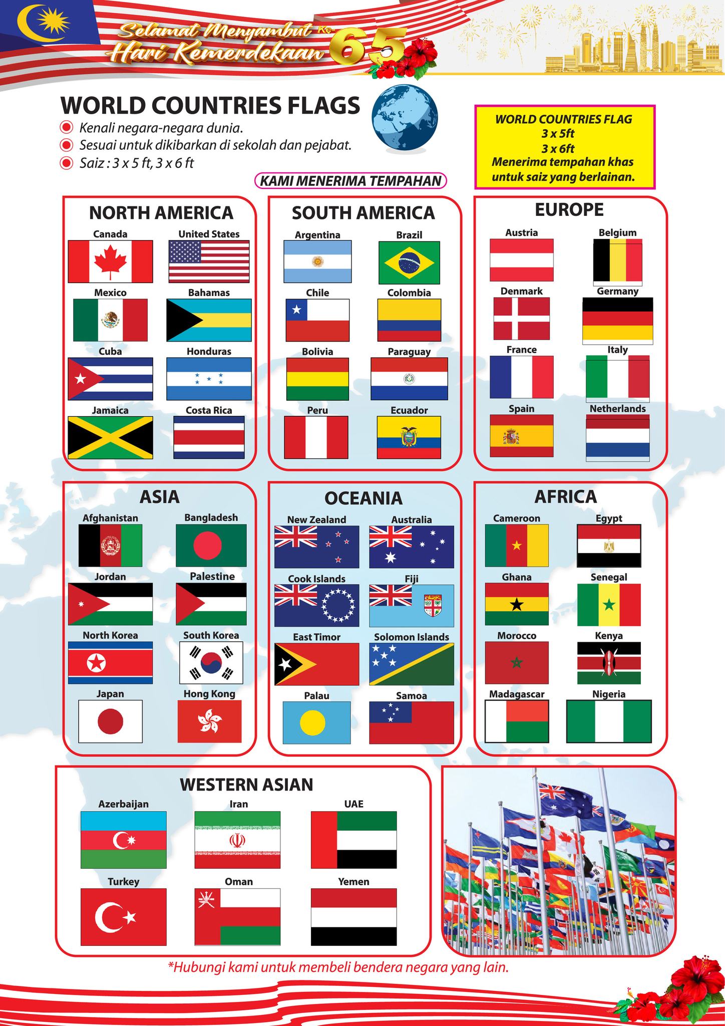 Bendera Malaysia & World Flags Supplies | Batu Caves