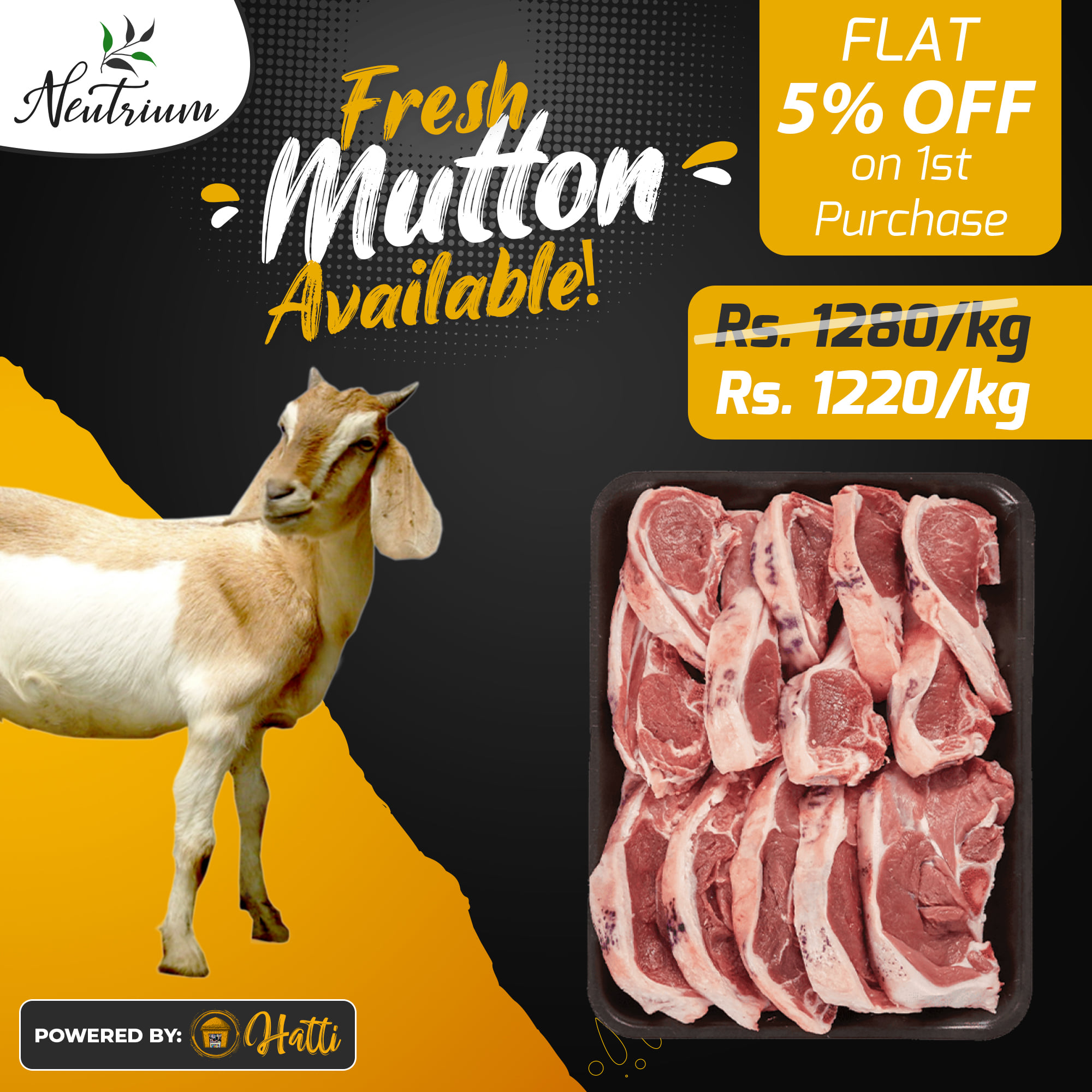 Neutrium - We deliver fresh mutton at your doorstep. Stay...