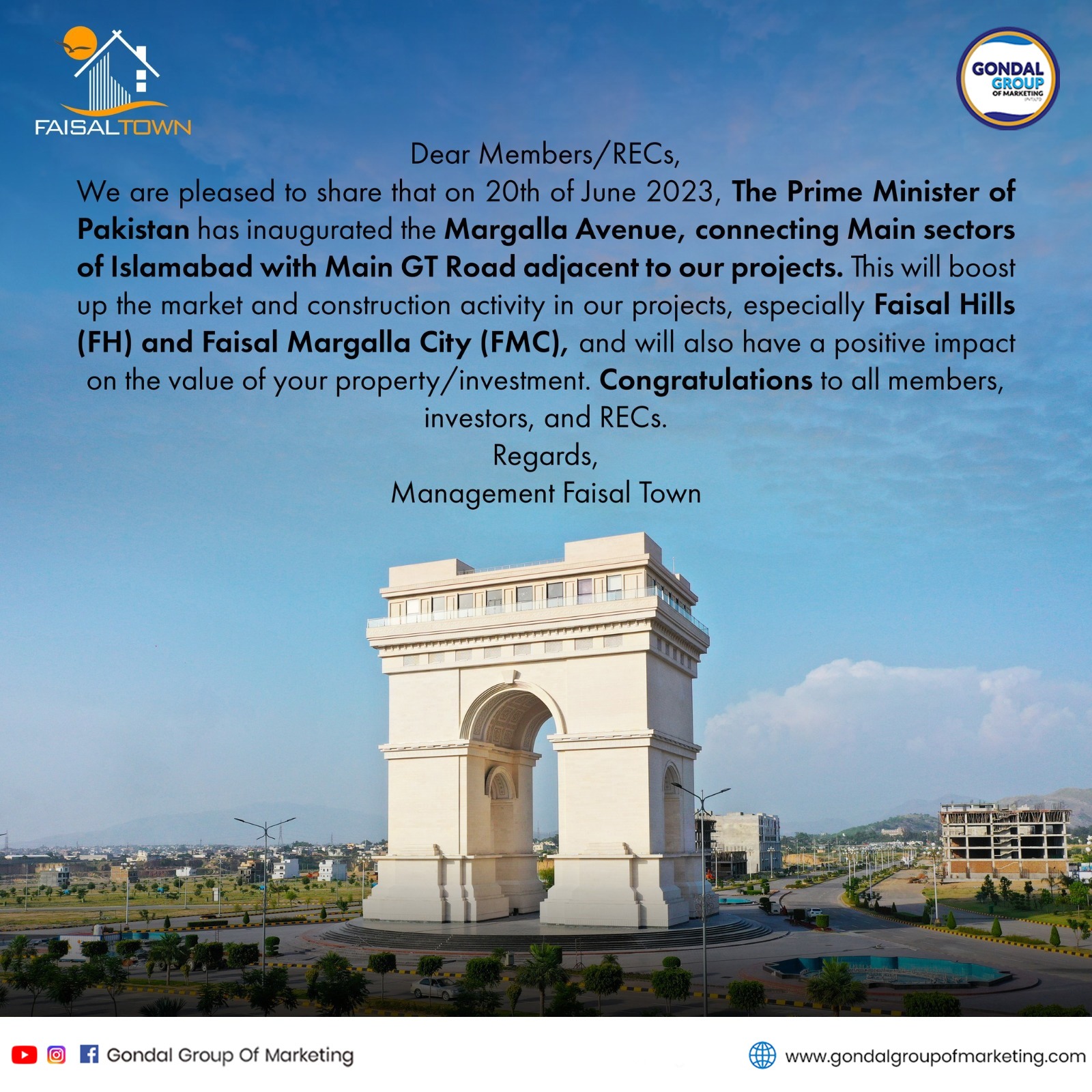 Dear Members/RECs, We are... - Property Updates Islamabad