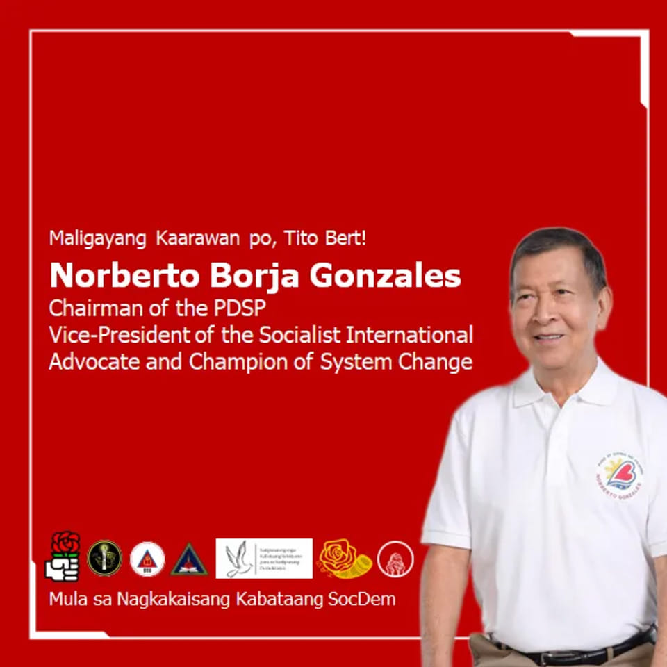 Kabataang - Sa Tagapangulo at Ama ng Partido Demokratiko Sosyalista ng ...