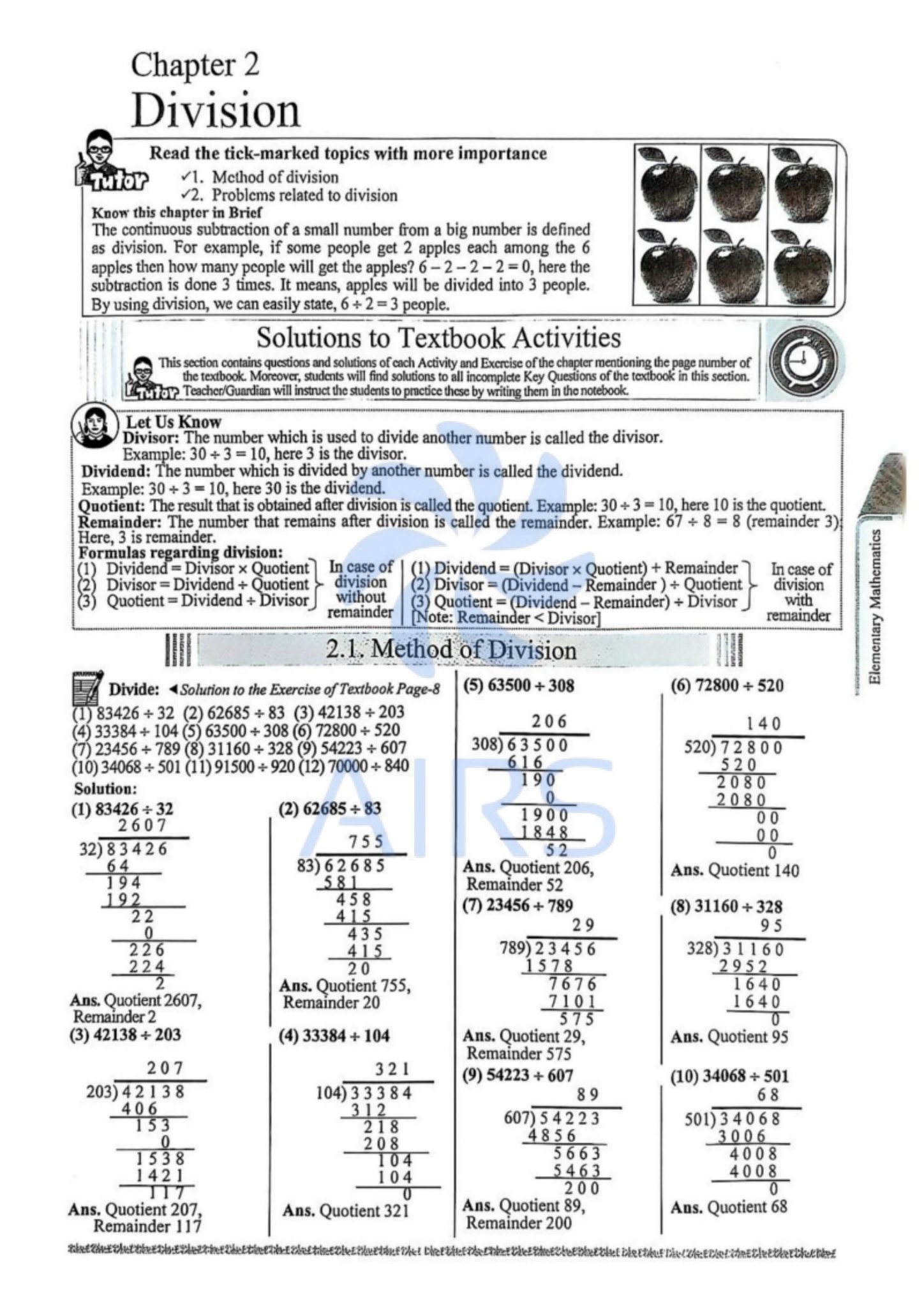 Class 5 (2025) | Class 5 (Math - Chapter 2) (Division) | Facebook