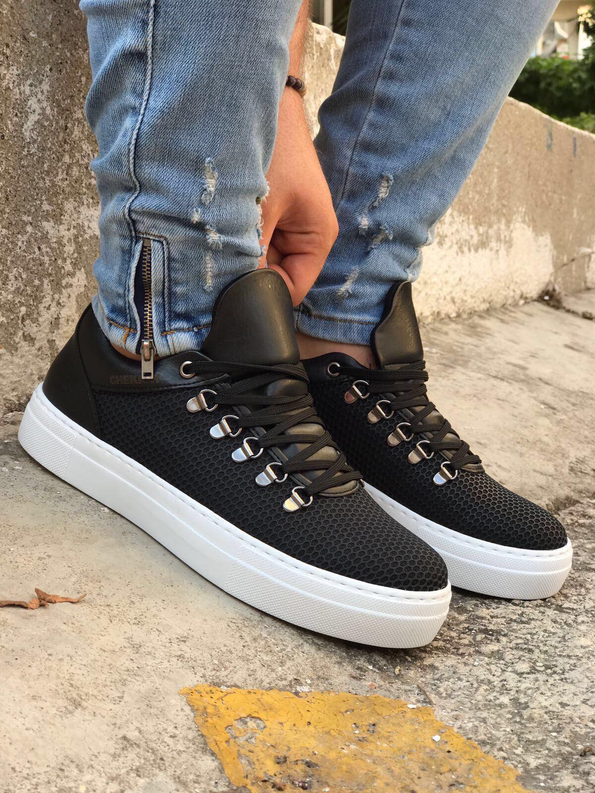 ChekichStore - Chekich CH015 Sneakers | Dunkel Blau | Weiße Sohle https ...