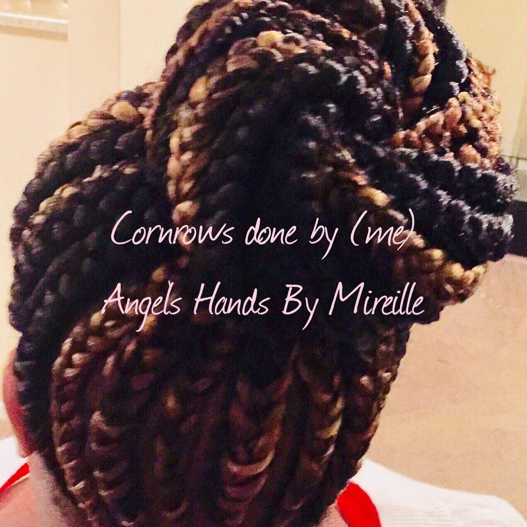 Big cornrows done by (me)... - Angel’s Hands By Mireille