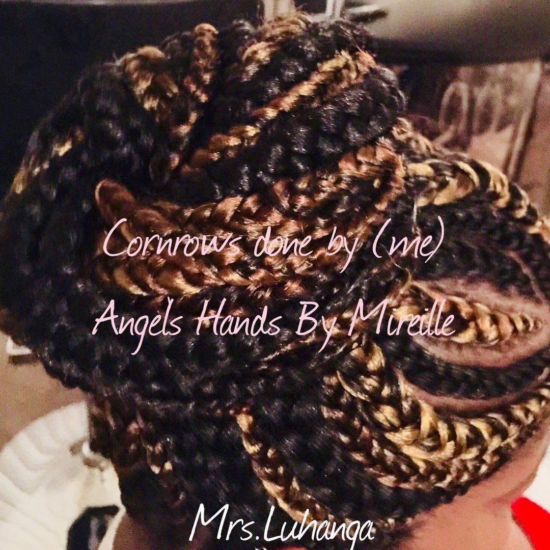 Big cornrows done by (me)... - Angel’s Hands By Mireille