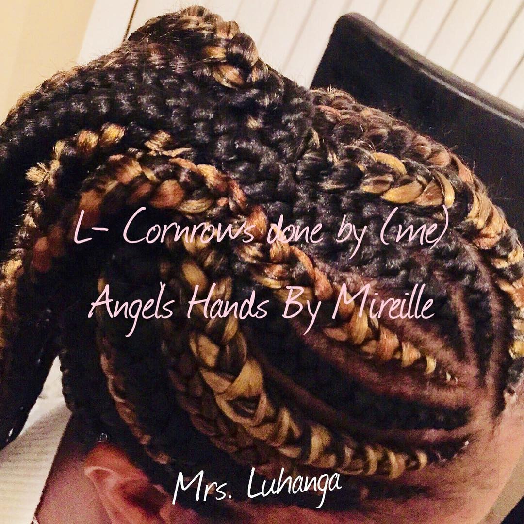 Big cornrows done by (me)... - Angel’s Hands By Mireille