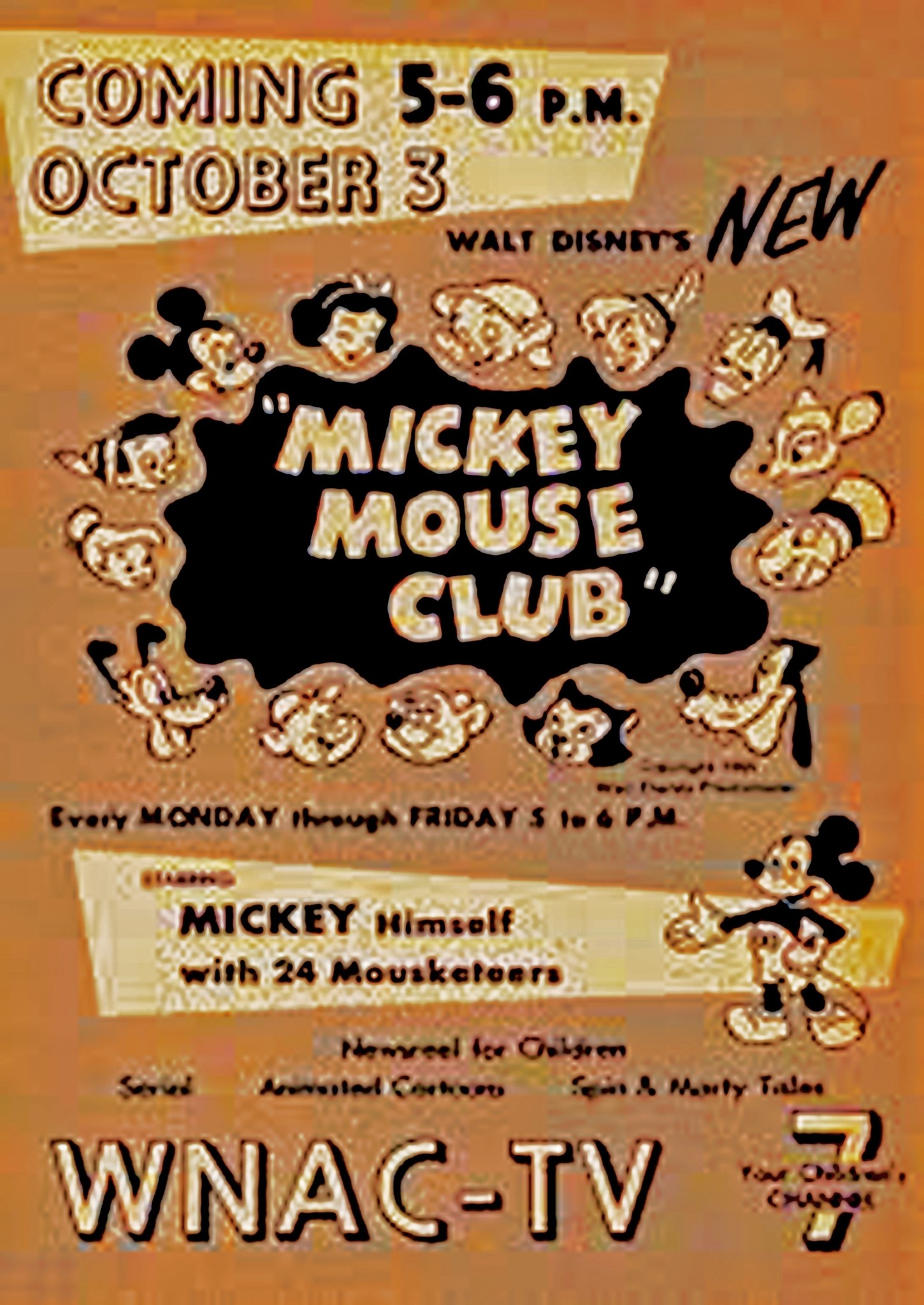 70 years ago today, October 3, 1955, The Mickey Mouse Club premiered.