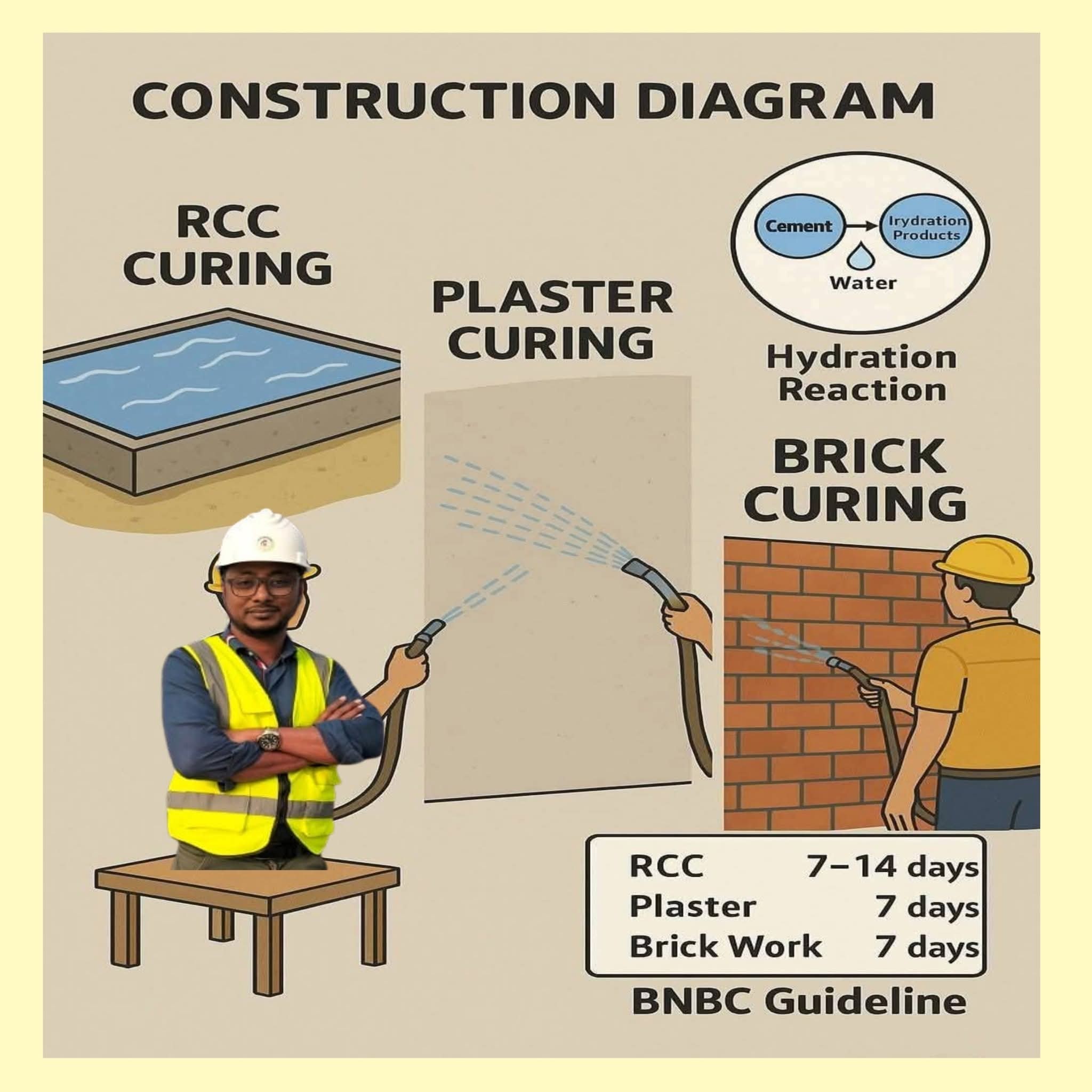 Civil Engineering Classroom | কিউরিং করার নিয়ম এবং সময় বিস্তারিত ...