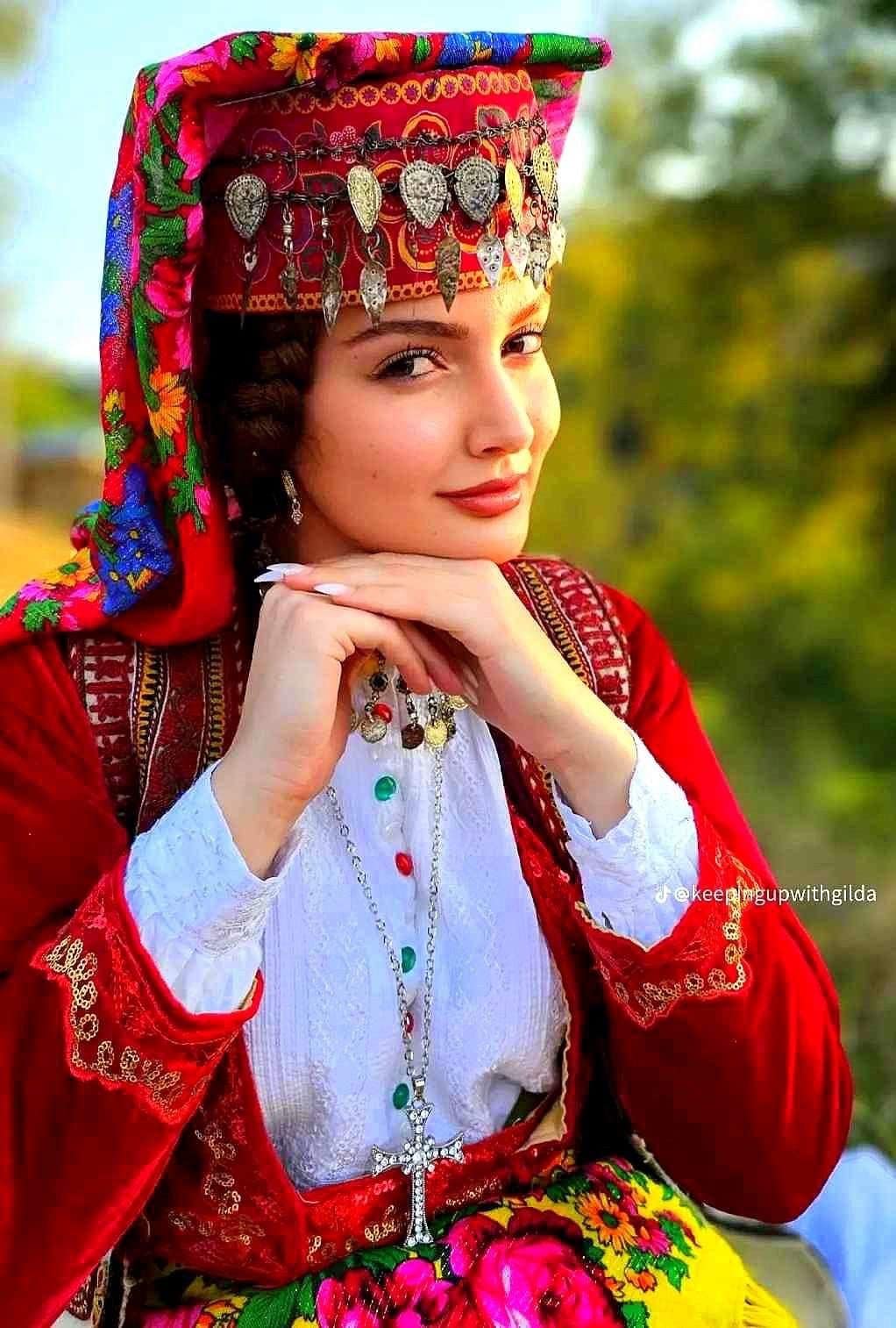 Traditional Mirdita costume in Albania