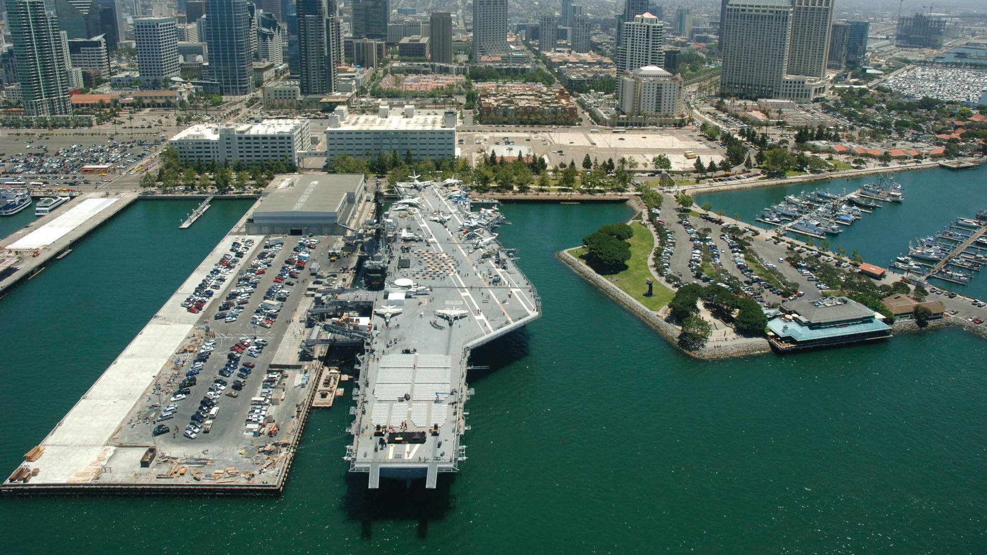 USS Midway museum in San Diego, CA