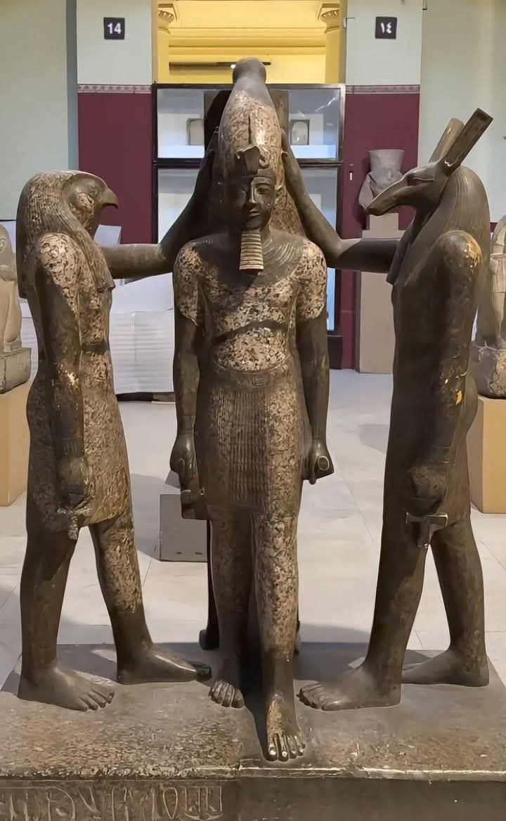Ramses III statue from ancient Egypt's New Kingdom