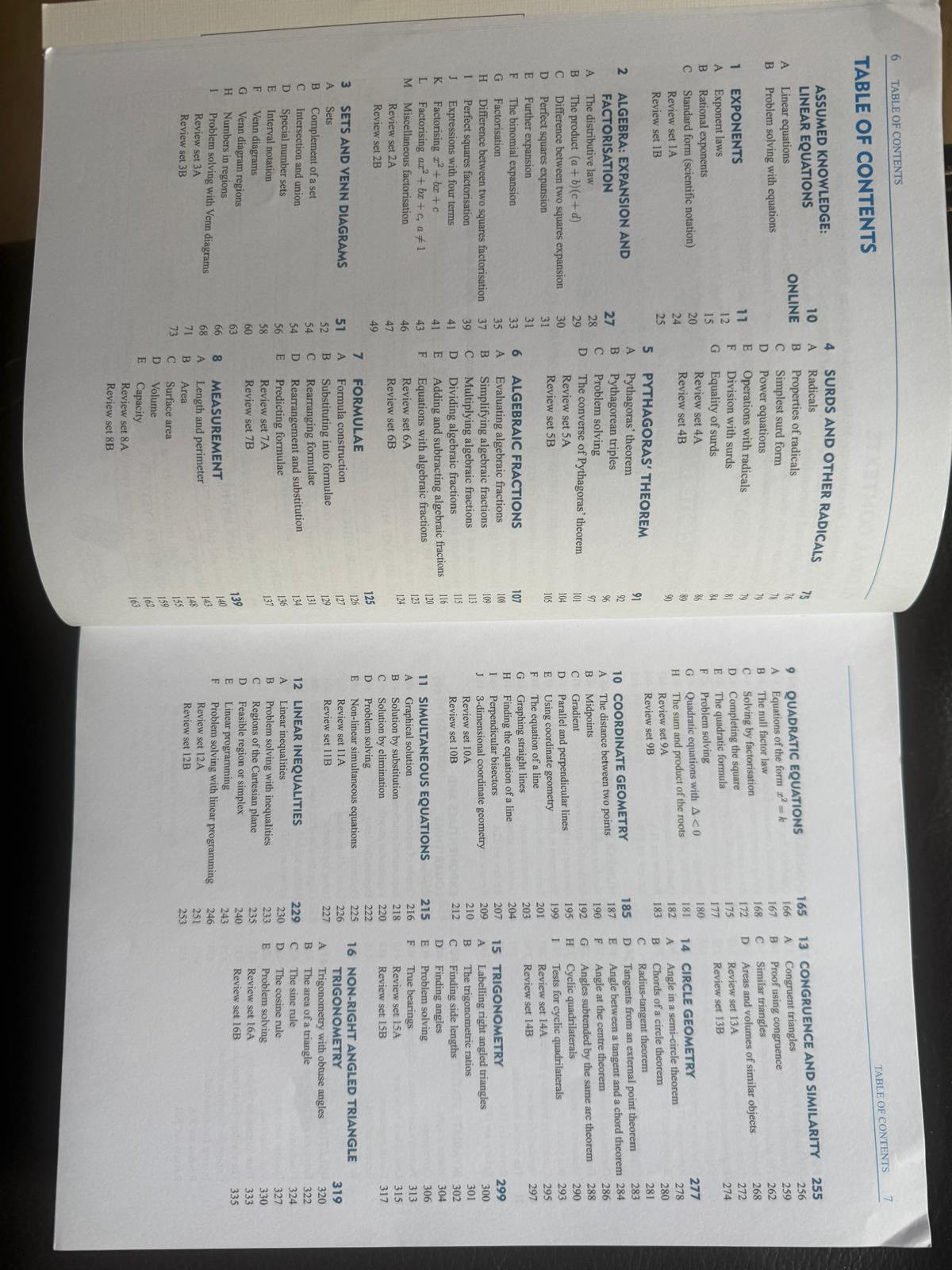 Mathematics 10e MYP 5 textbook notes and resources?