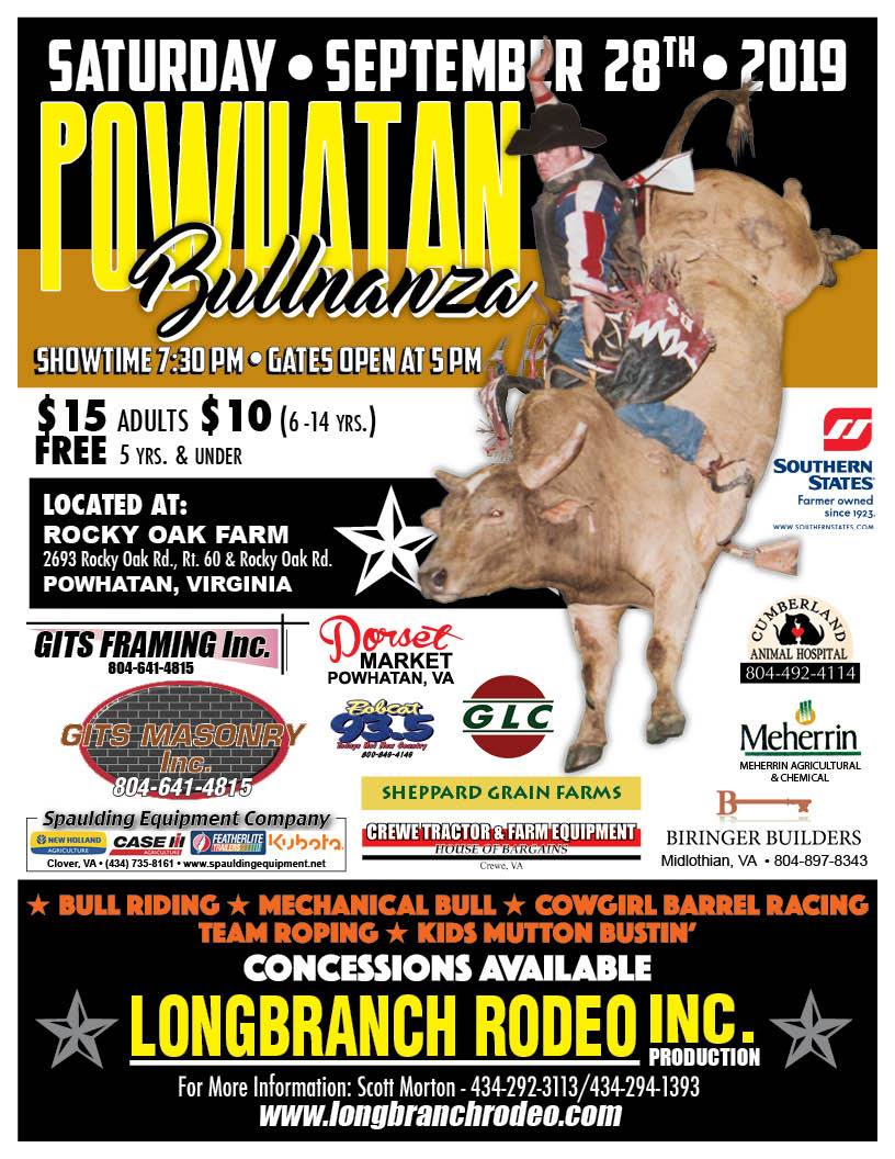 💥Get ready to be back in Powhatan... - Longbranch Rodeo Inc.