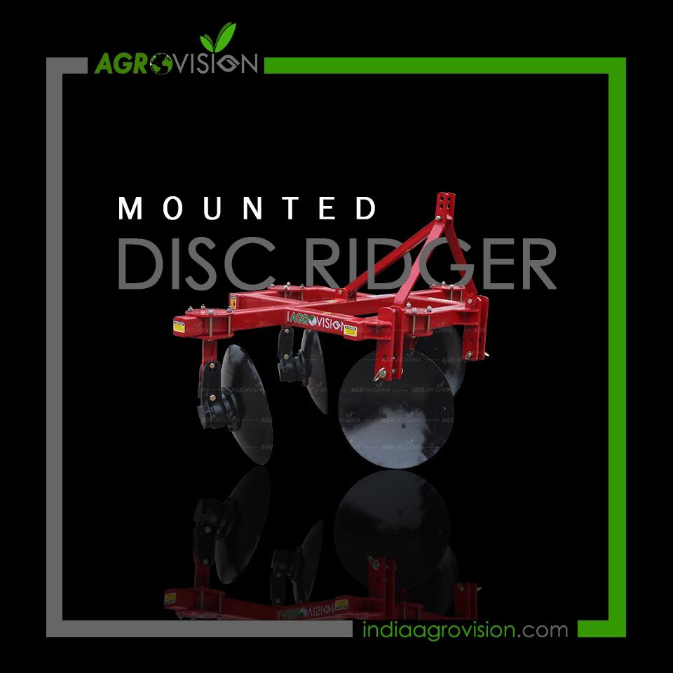 Agrovision Farm Equipment - #AGROVISION “Disc Ridger” designed with ...