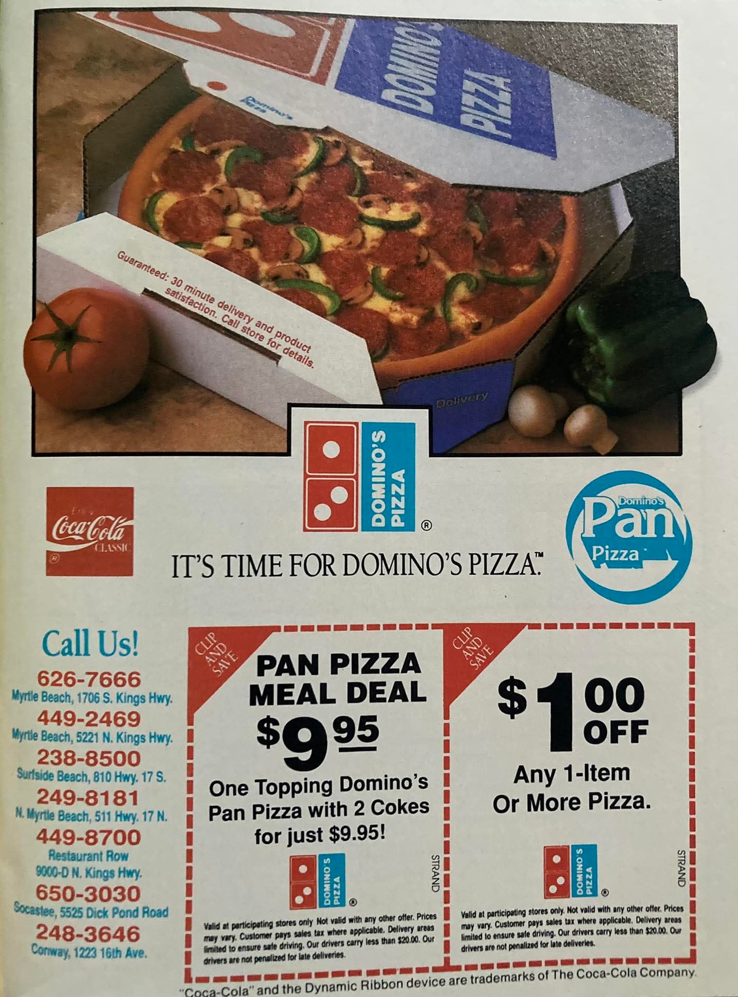 Feeling nostalgic with this 1990 vacation guide advertisement for