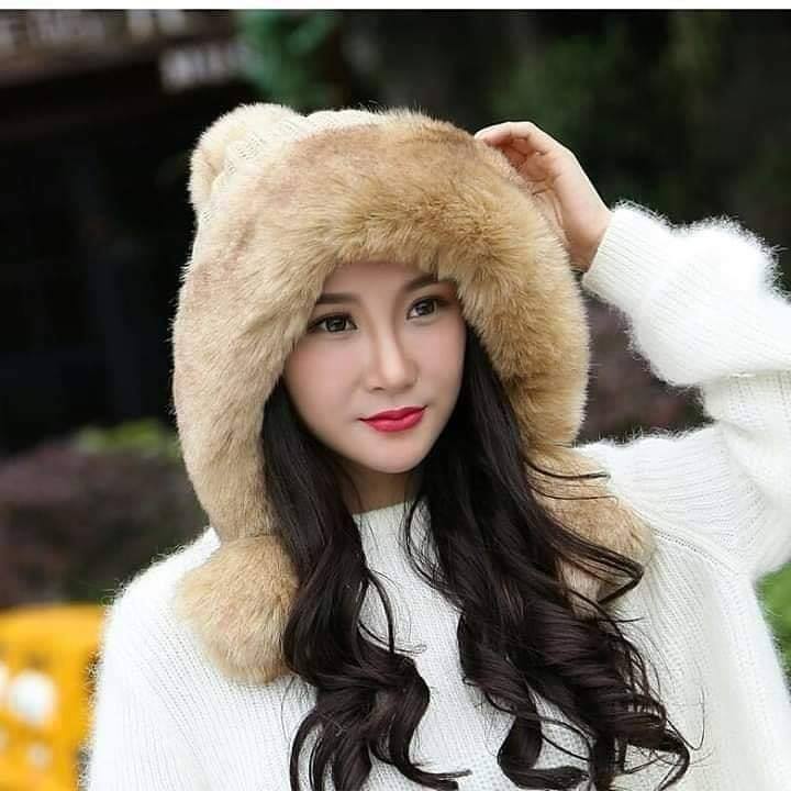 หมวกไหมพรมเกาหลี หมวกกันหนาว หมวกไหมพรม และอุปกรณ์กันหนาว by Puprincess
