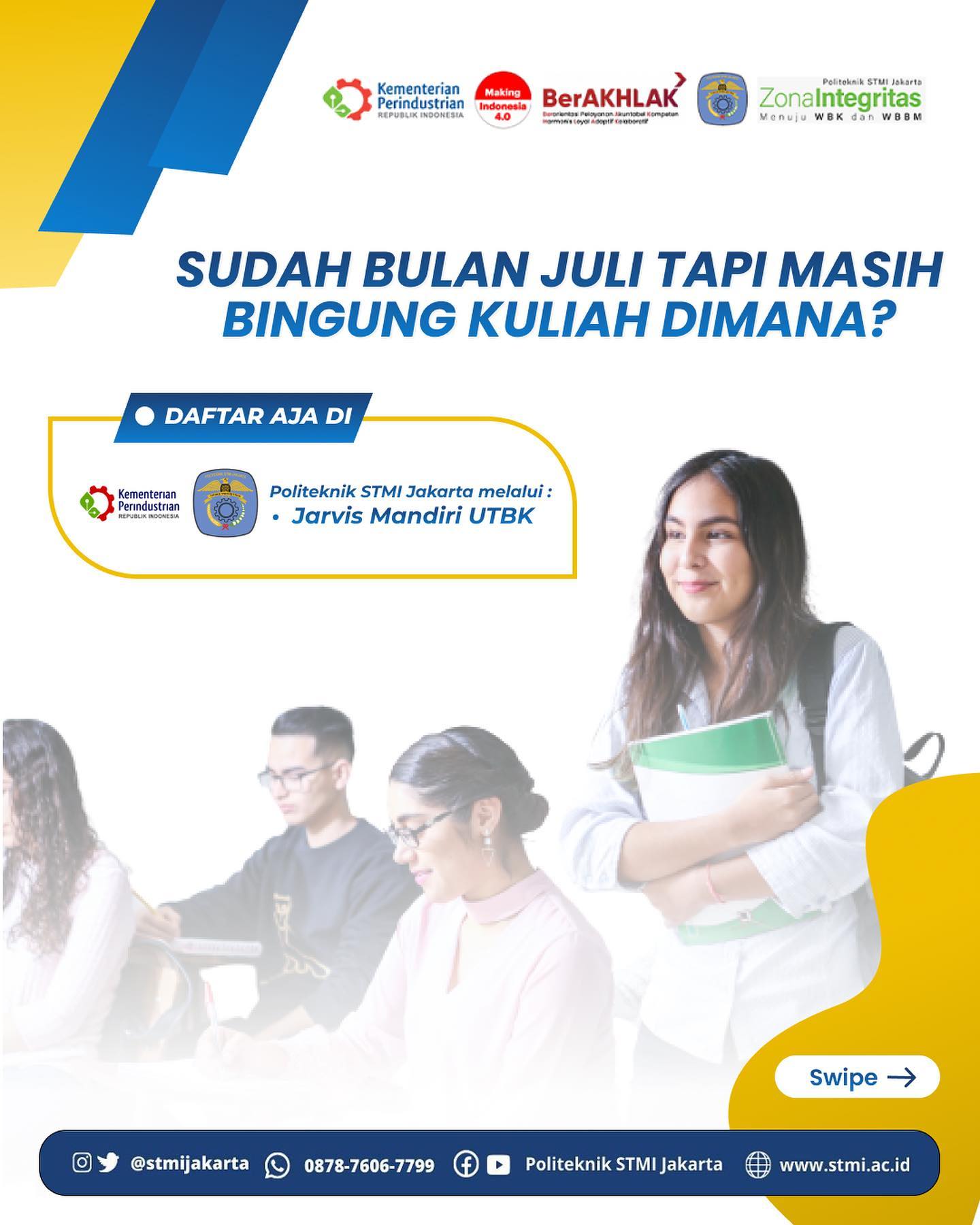 Halo Sobat STMI! Sudah masuk... - Politeknik STMI Jakarta