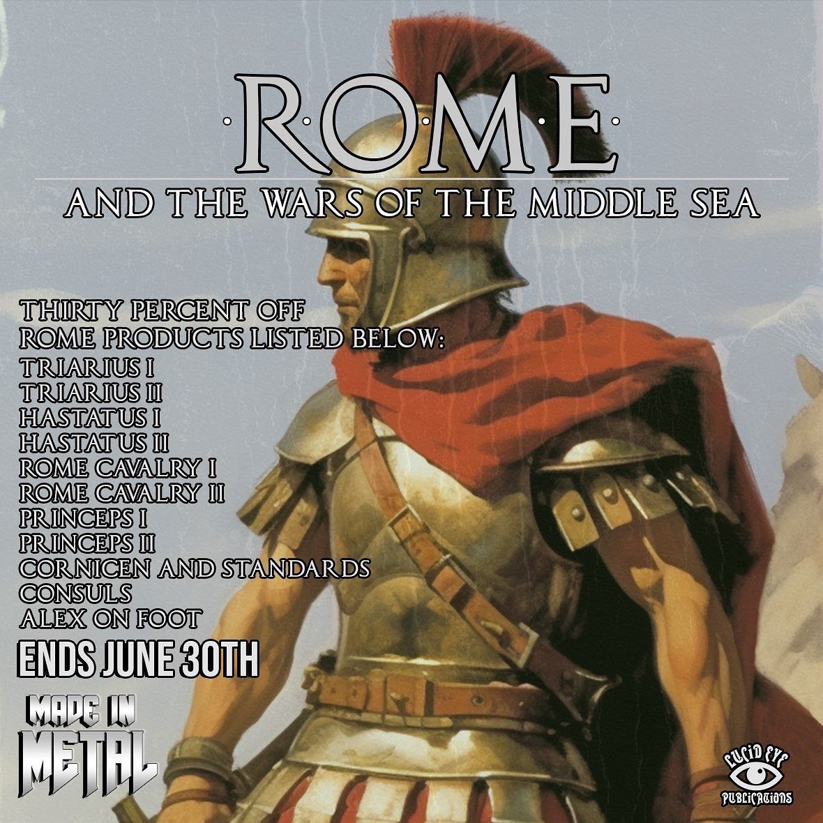 Lucid Eye - New Friday Promo - ROME SALE is here