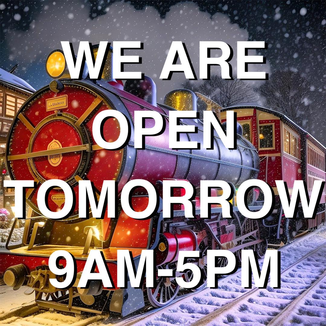 The shop is open tomorrow as... - Rails of Sheffield Store