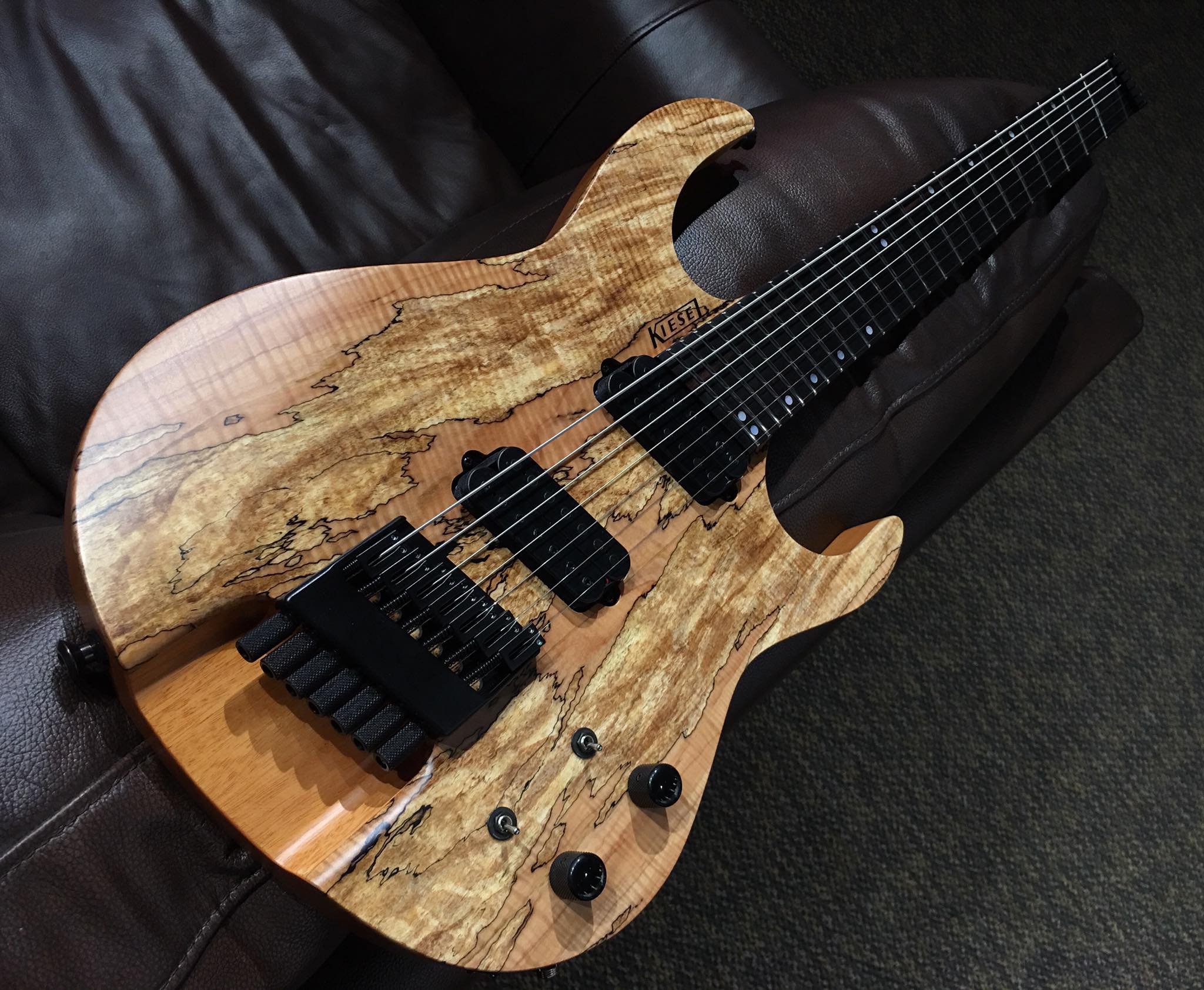 KIESEL CL7 　celestial_star Kiesel - This killer CL7 with a Spalted Maple top is going out to