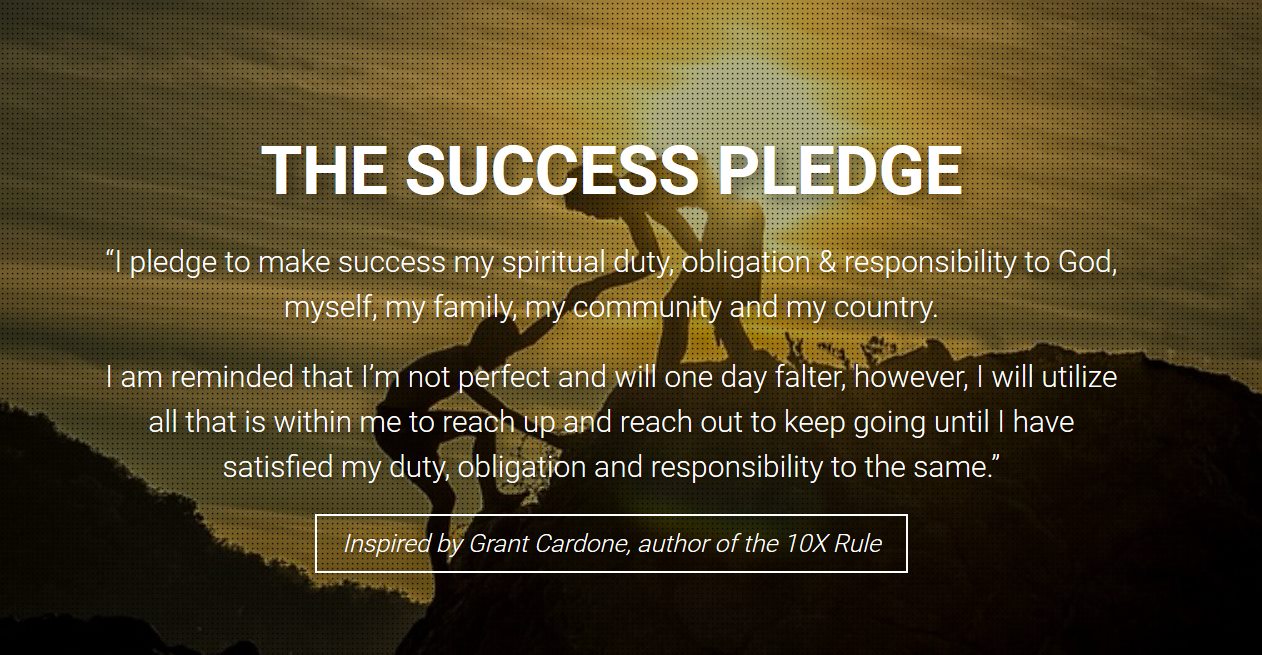 Success Pledge