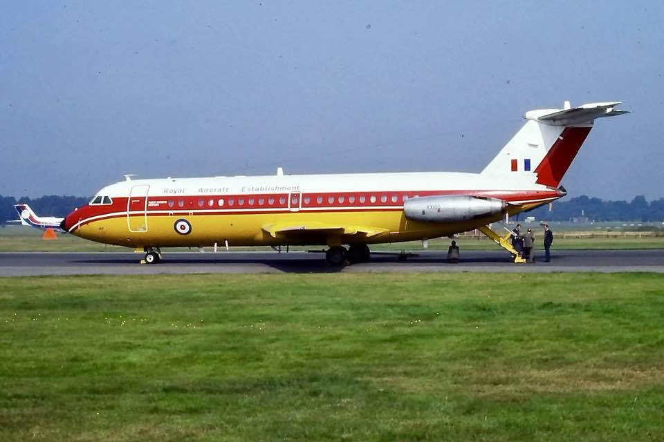 BAC 1-11 XX105 aircraft history and research