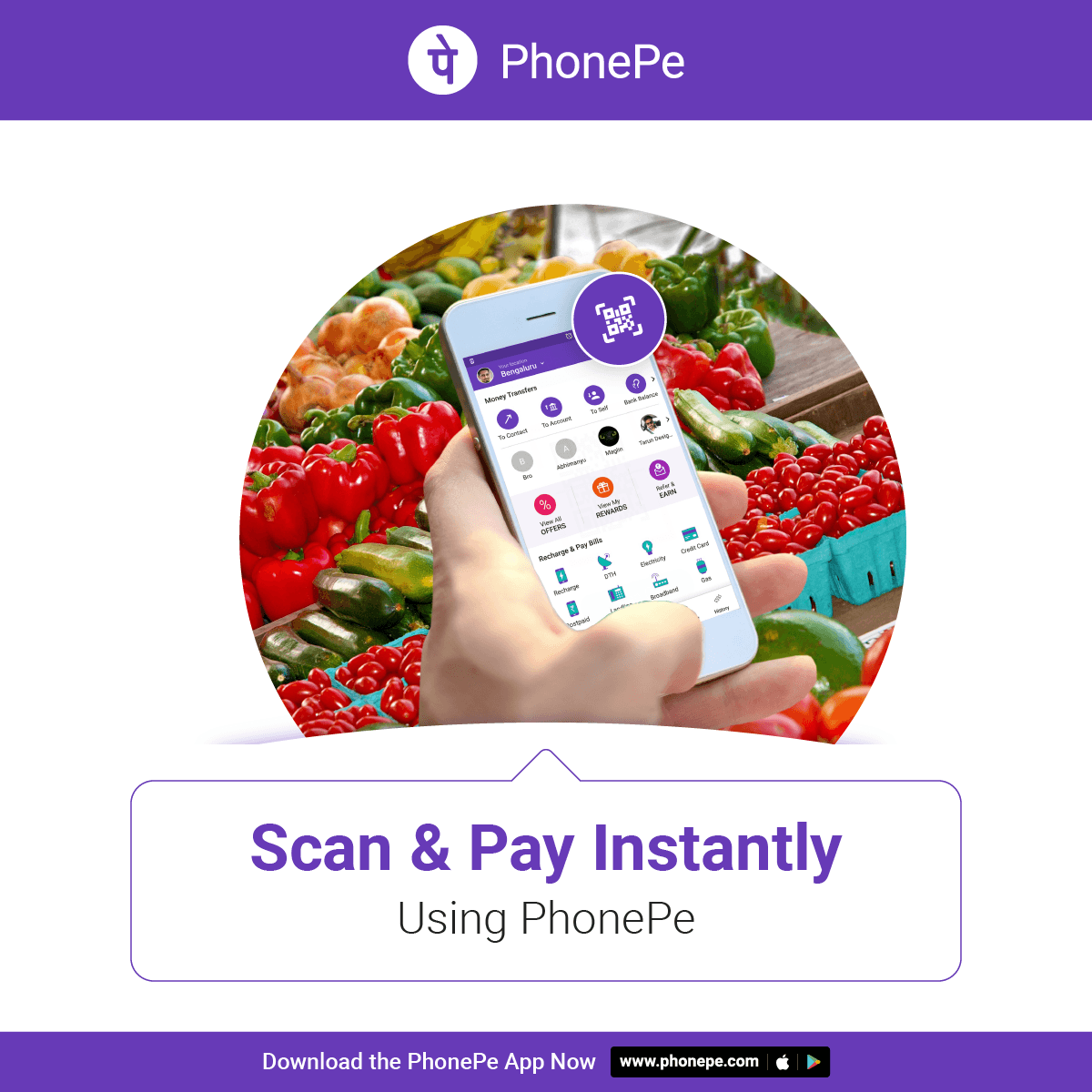 PhonePe - Use #PhonePe QR scan and pay feature for... | Facebook