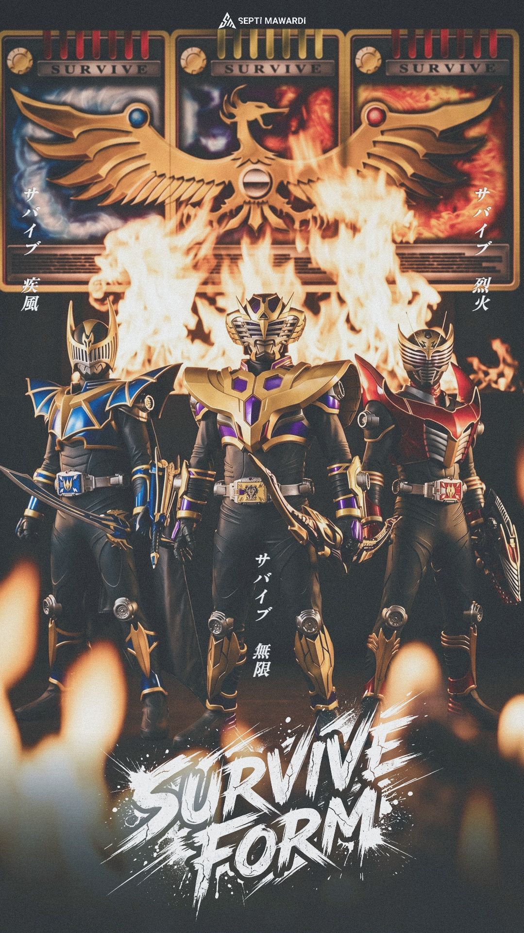 Kamen Rider pictures and survive forms