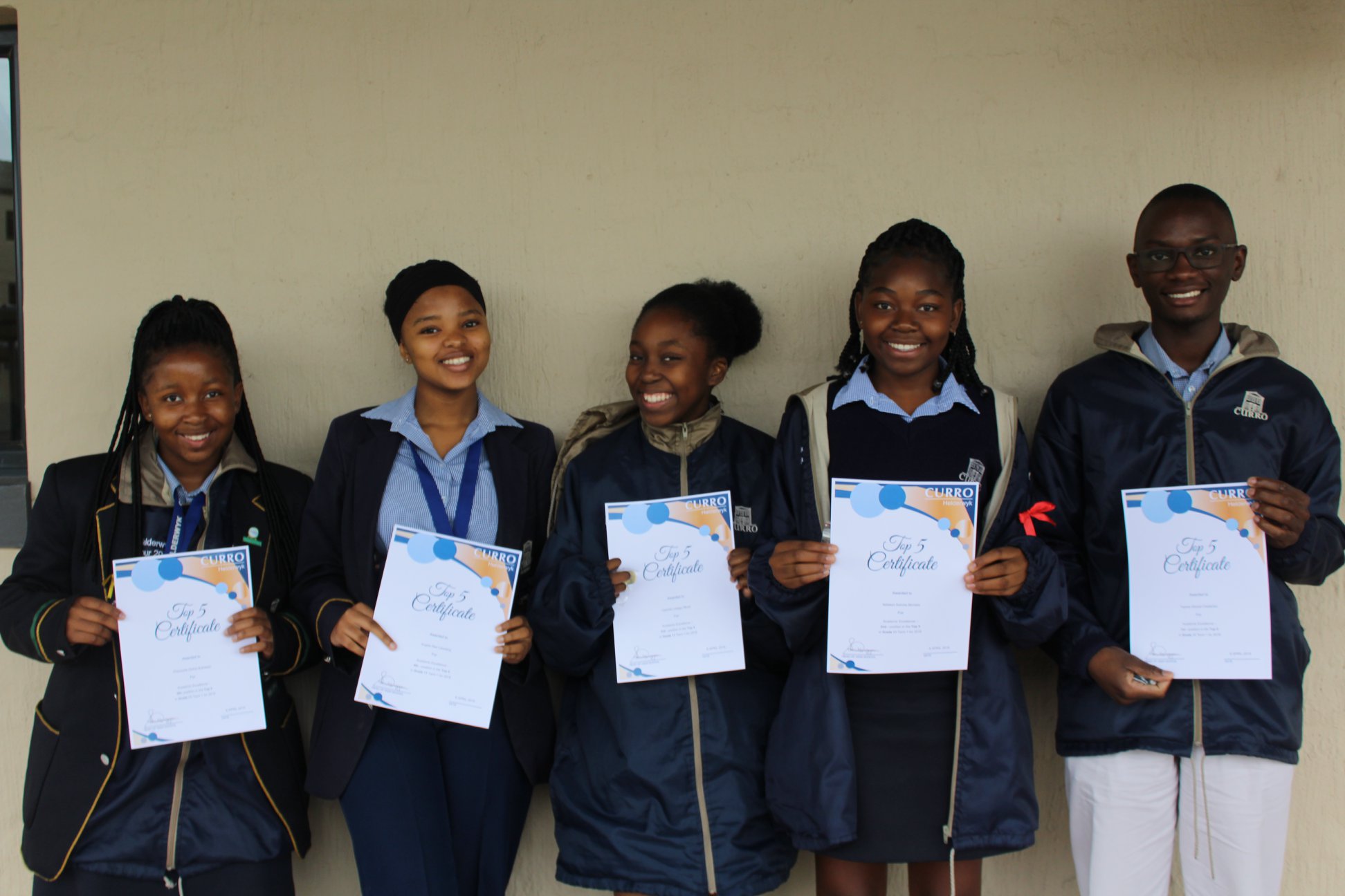 Curro Helderwyk - Congratulations to the Top 5 Academic... | Facebook