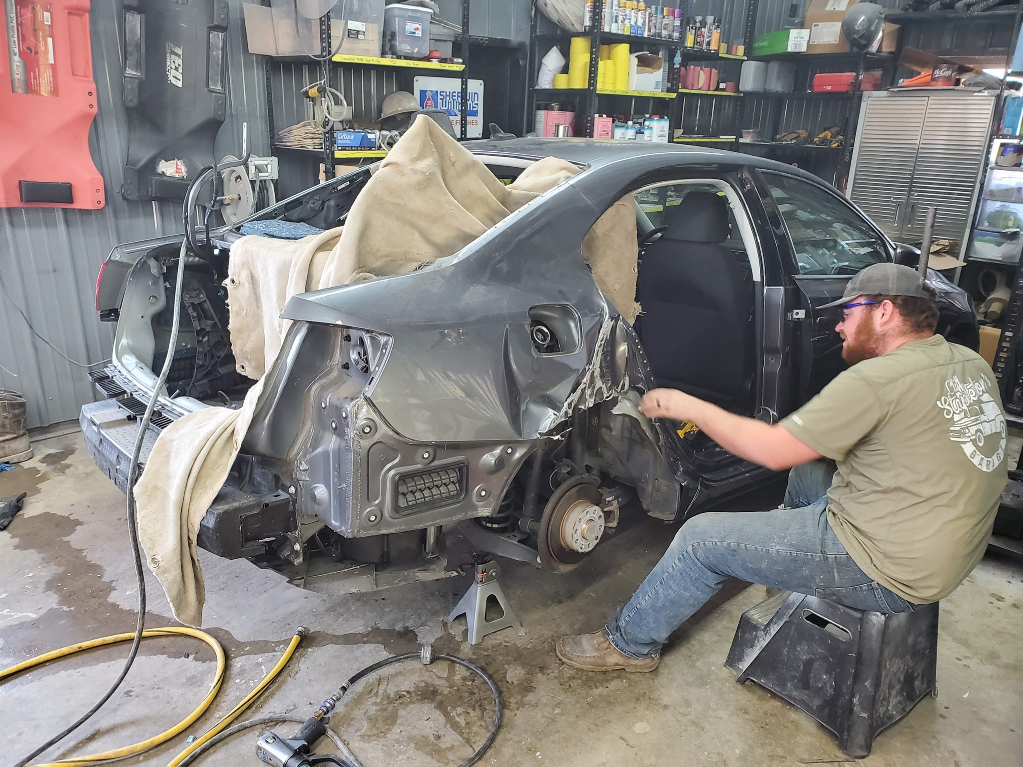 A few dozen spot welds, and a... - CSG Customs & Collisions