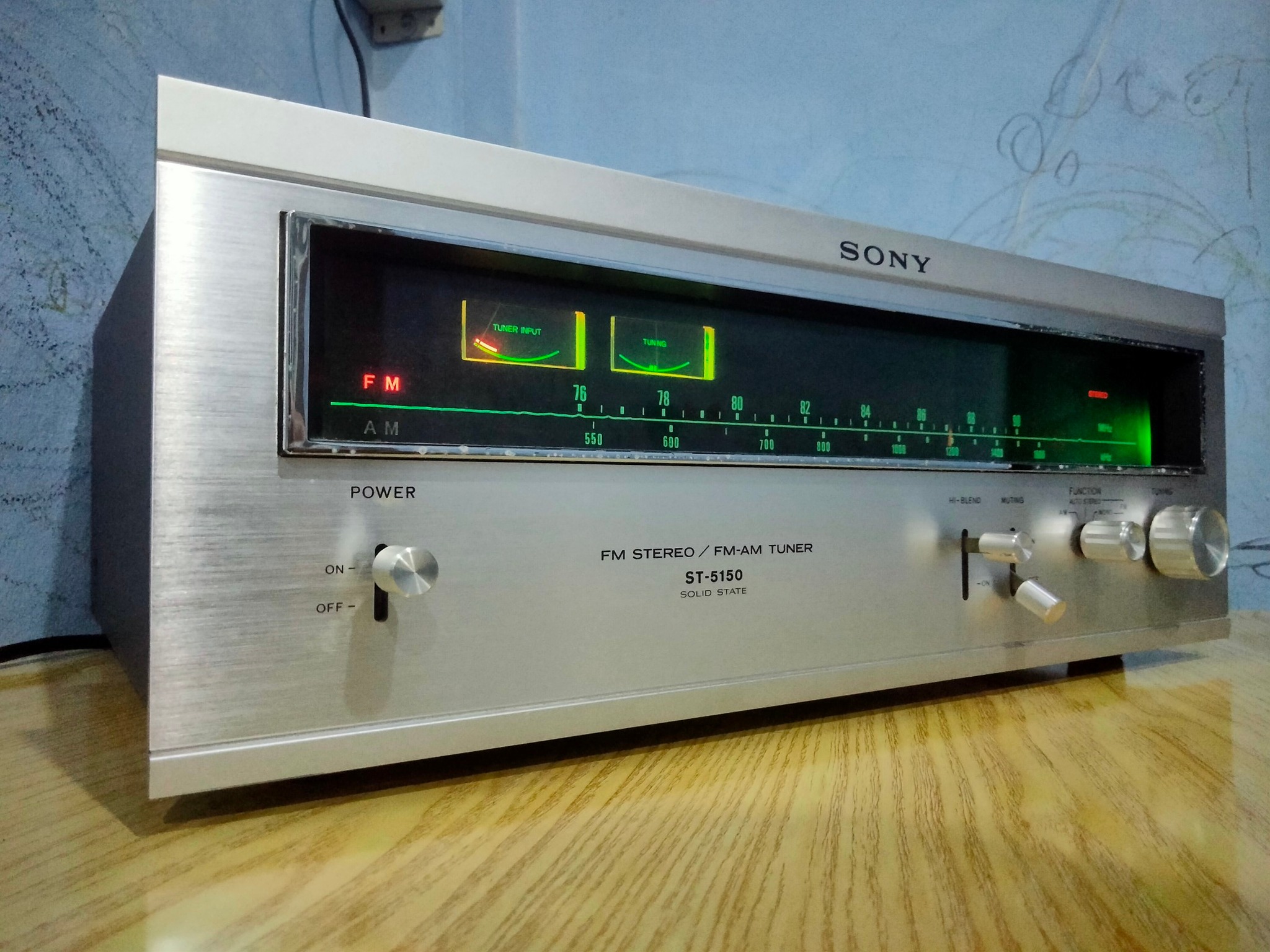 Sony ST - 5150 SONY STEREO MHz NERDEC имМ N.800 หม FUNCTION