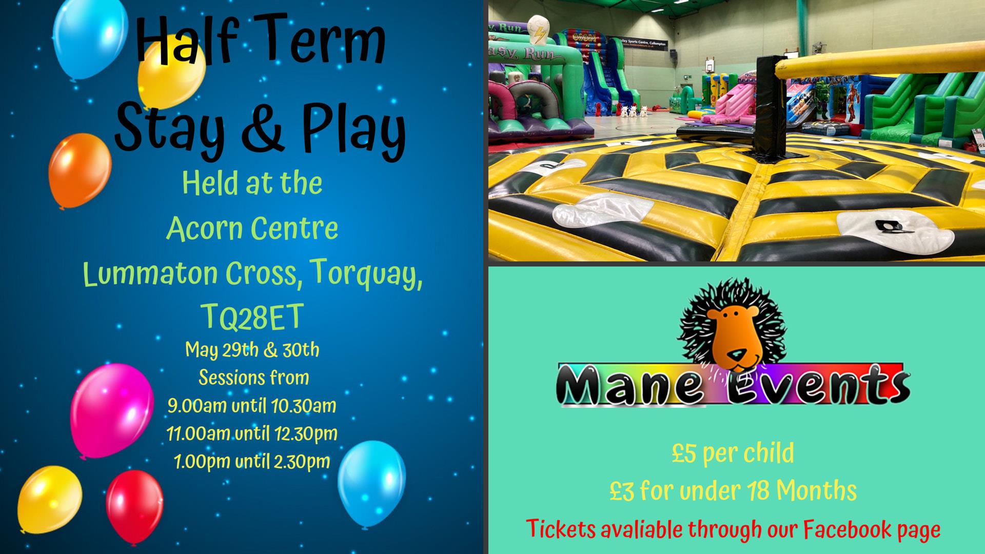 Mane Events - Back by popular demand 😁 🎉🎉INFLATABLE STAY... | Facebook