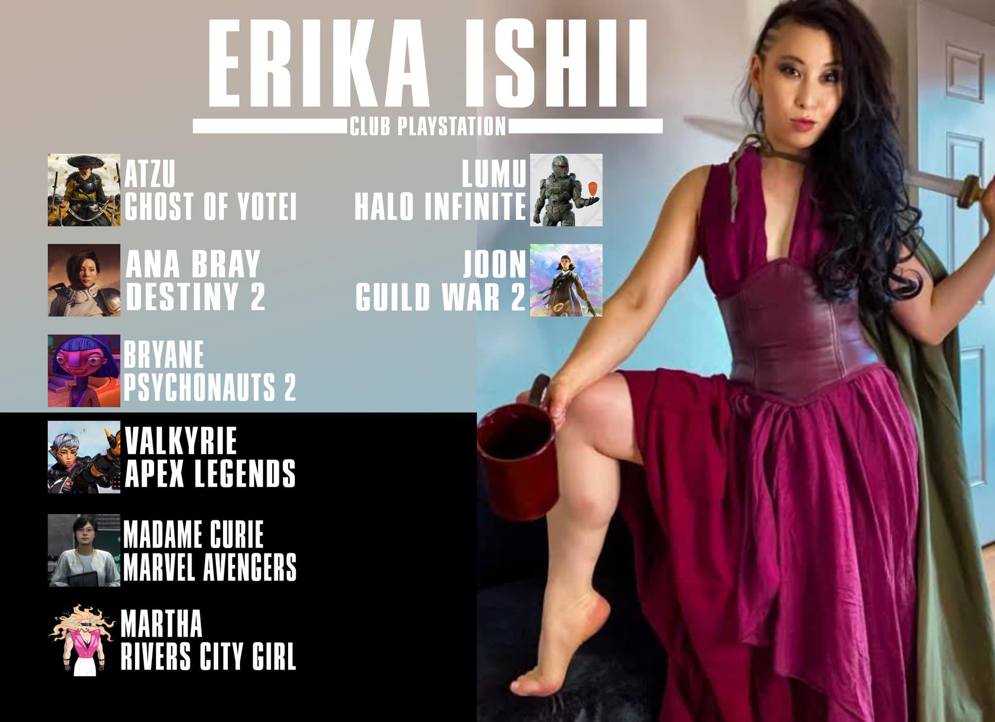 Erika Ishii stars as protagonist in Ghost of Yotei