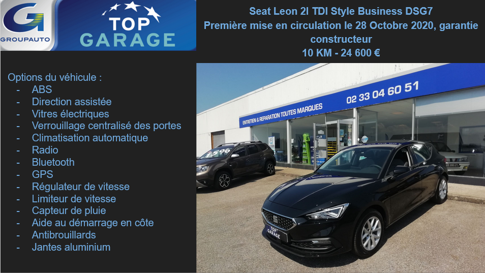 ⭐️SEAT... - Top garage / Gp automobiles Sainte Mere Eglise
