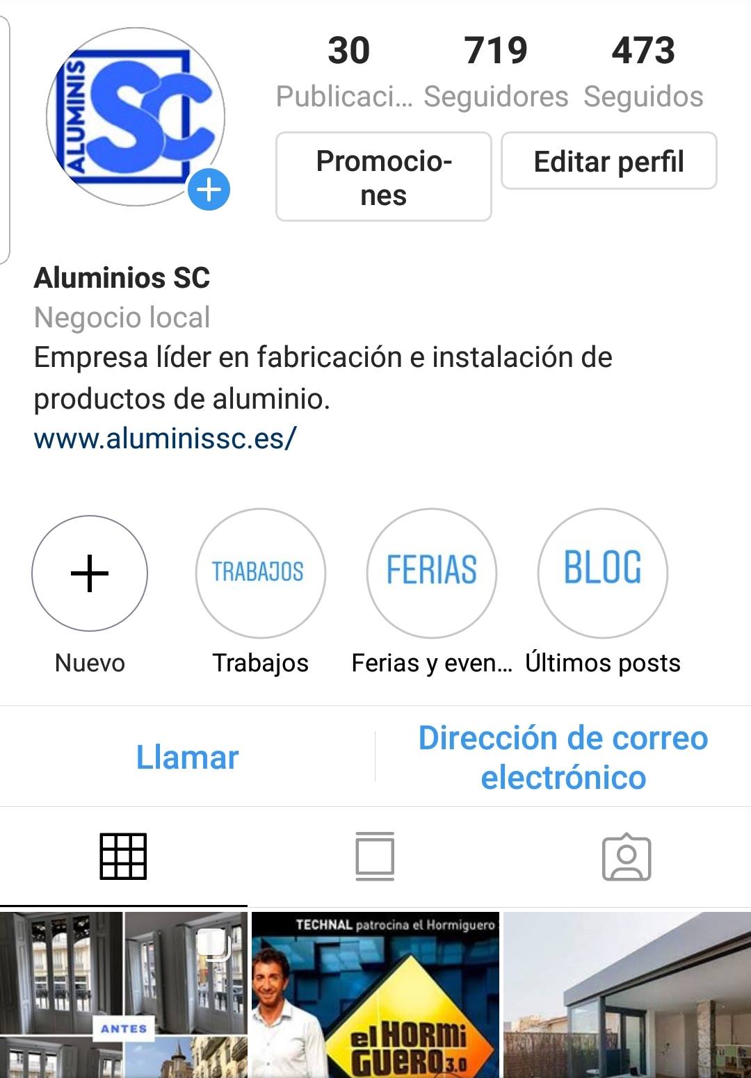 Aluminis SC - ¿Tienes Instagram? ¡Nosotros sí! ¡Te... | Facebook