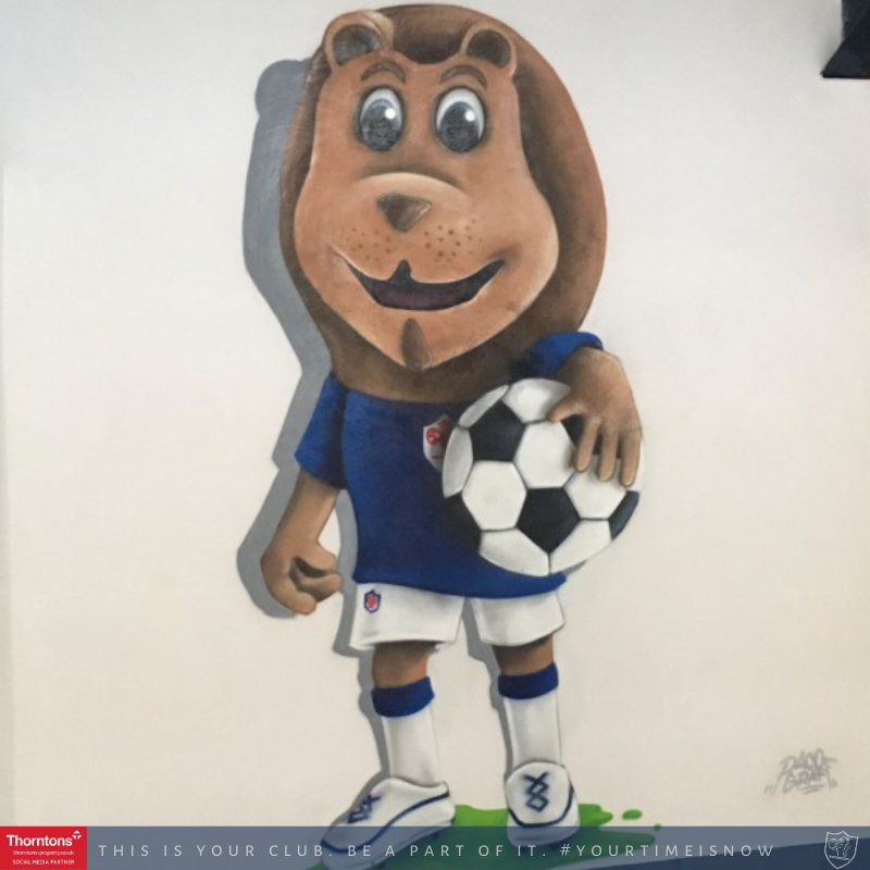 Raith - 🦁 Check out our new mural of everyone's favourite lion, Roary ...