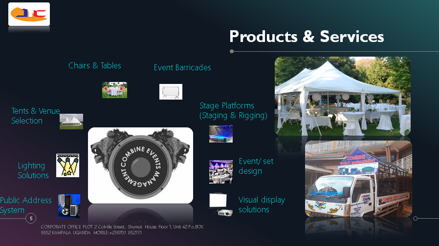 Combine Events Management | Kampala