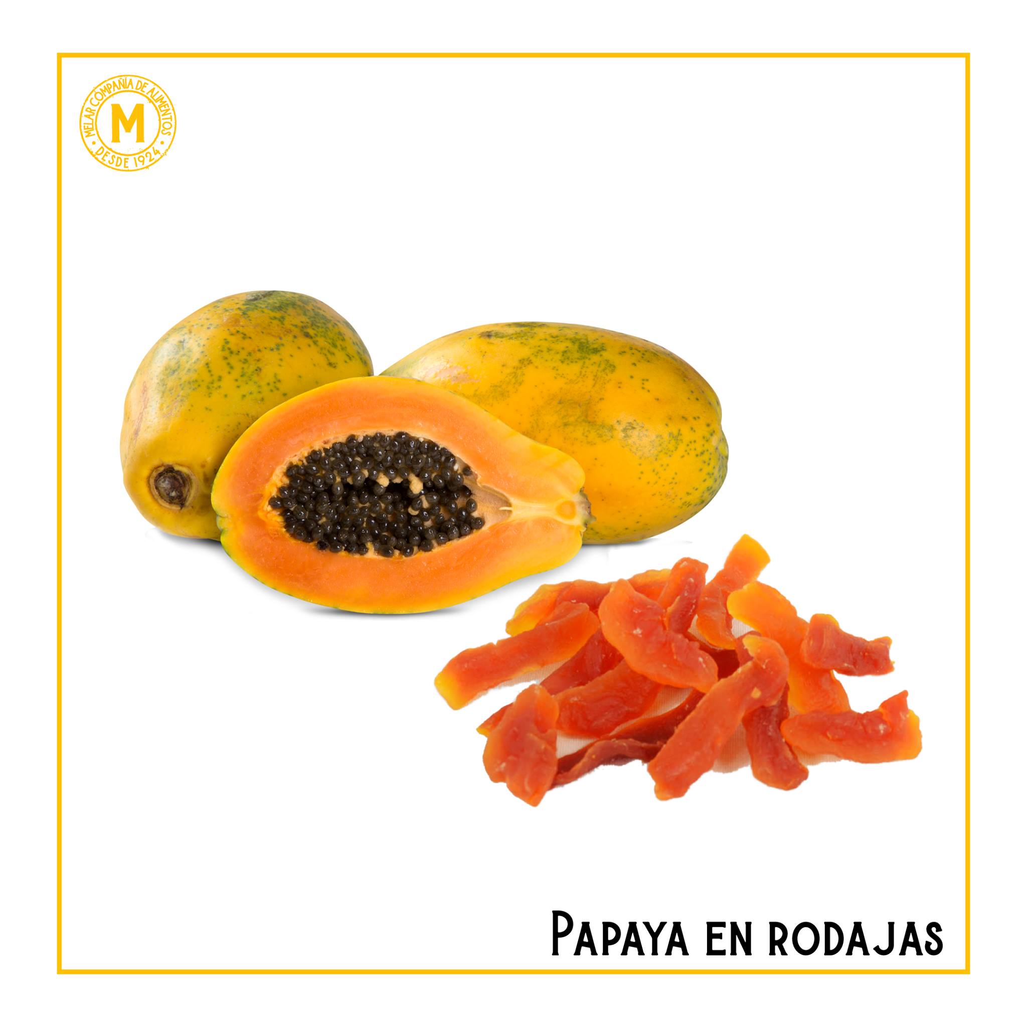 La papaya deshidratada es... - Melar - Compañia de Alimentos